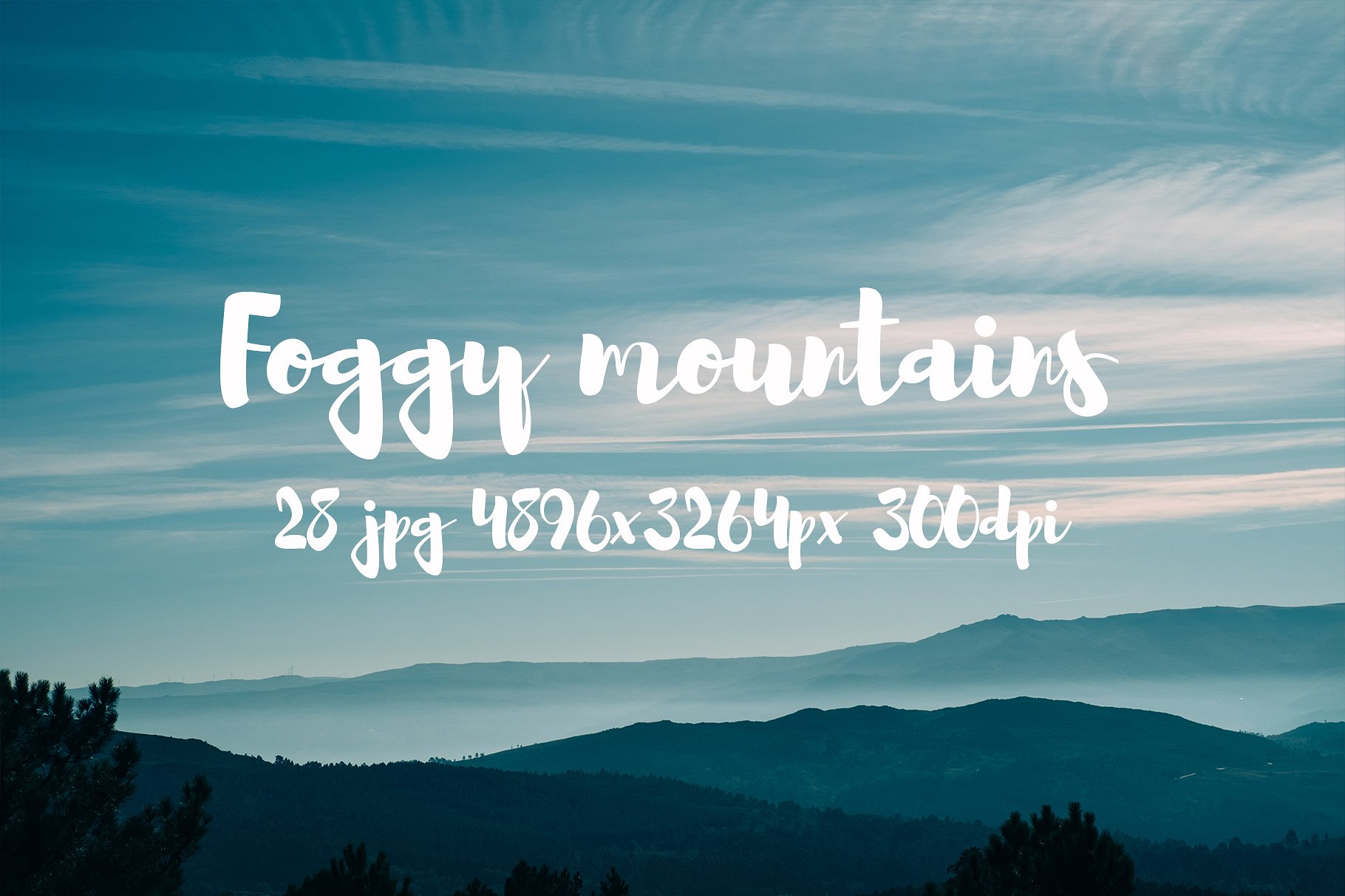 Foggy Mountains photo pack