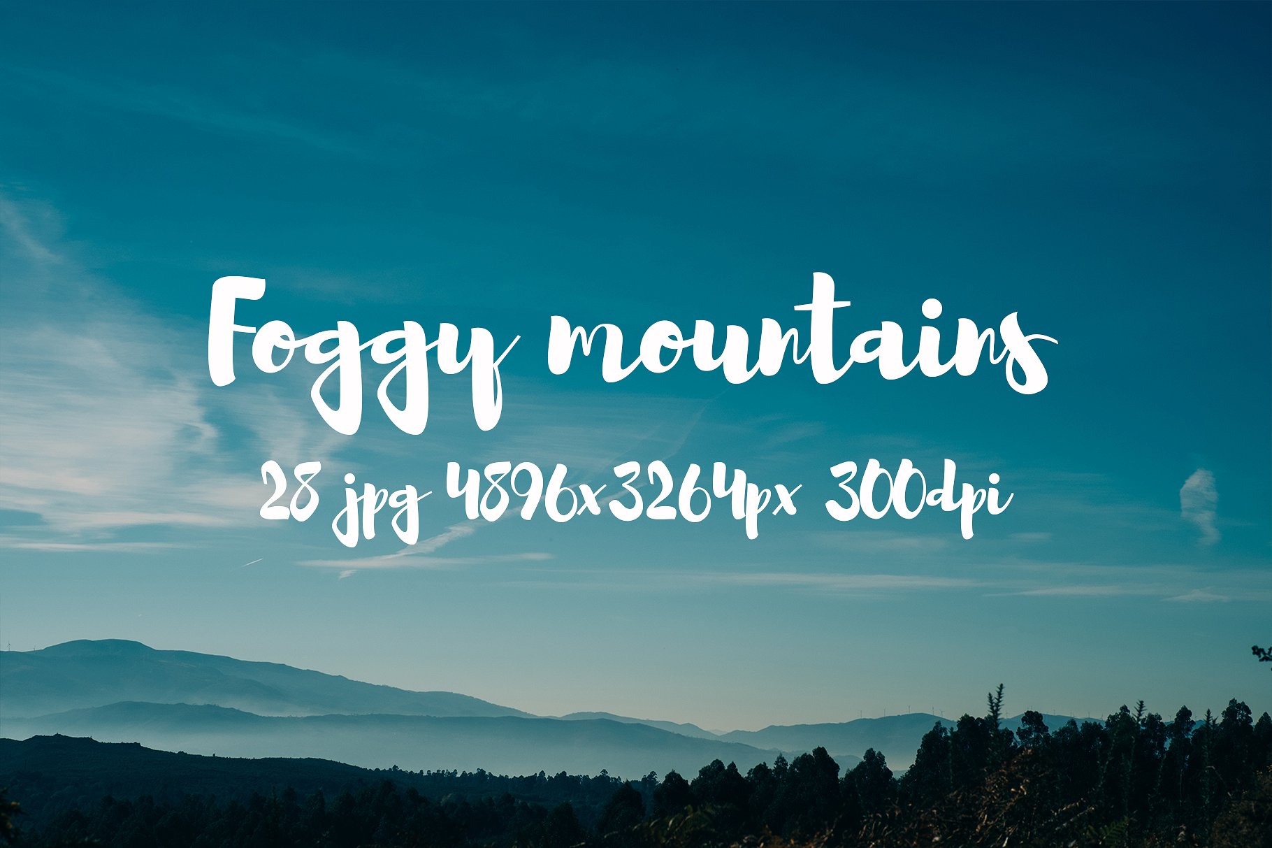 Foggy Mountains photo pack