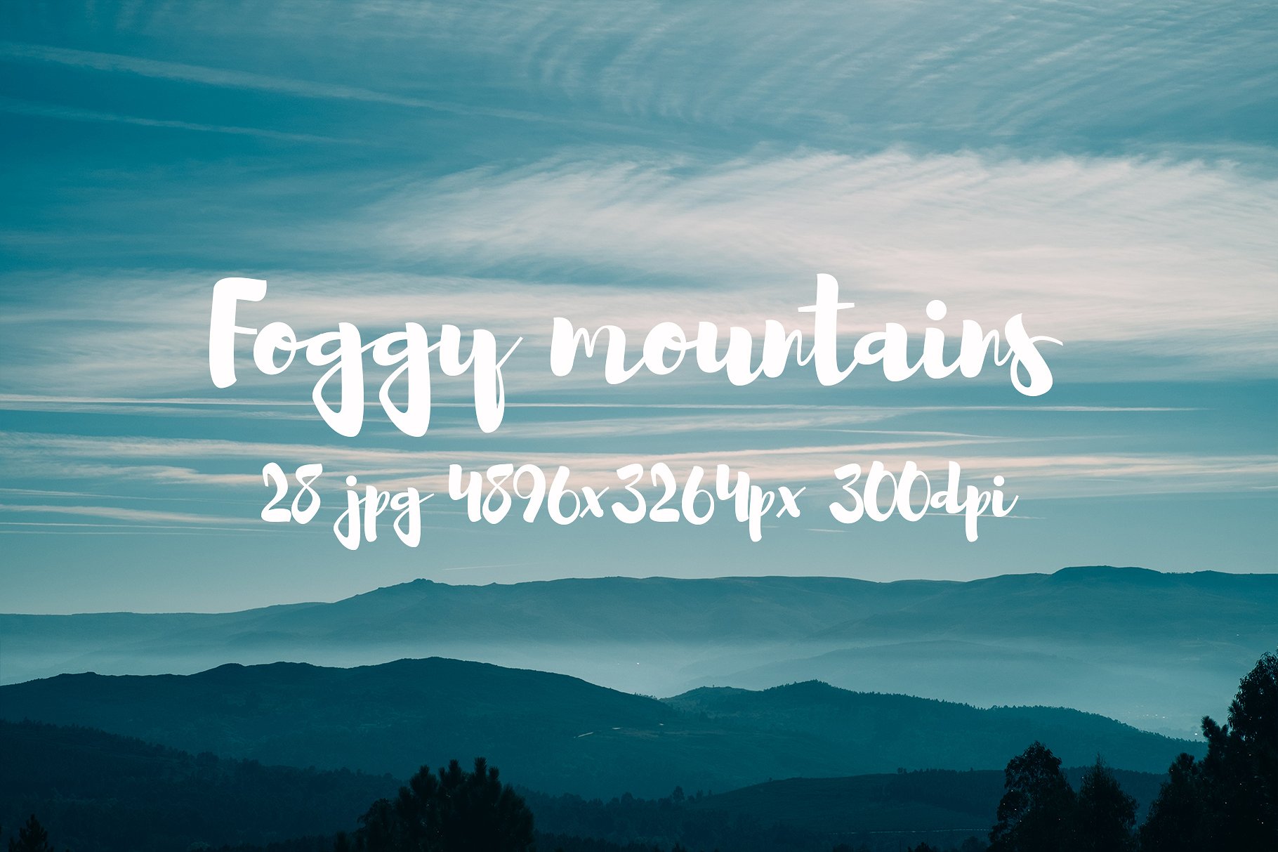 Foggy Mountains photo pack