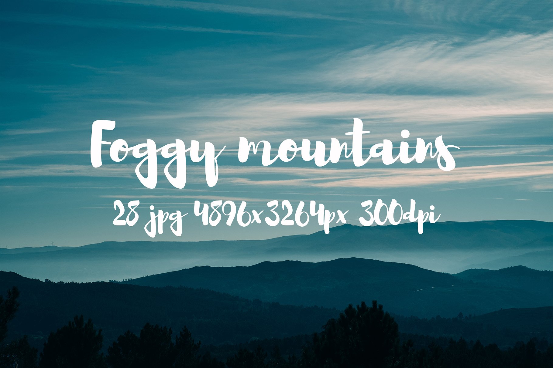 Foggy Mountains photo pack