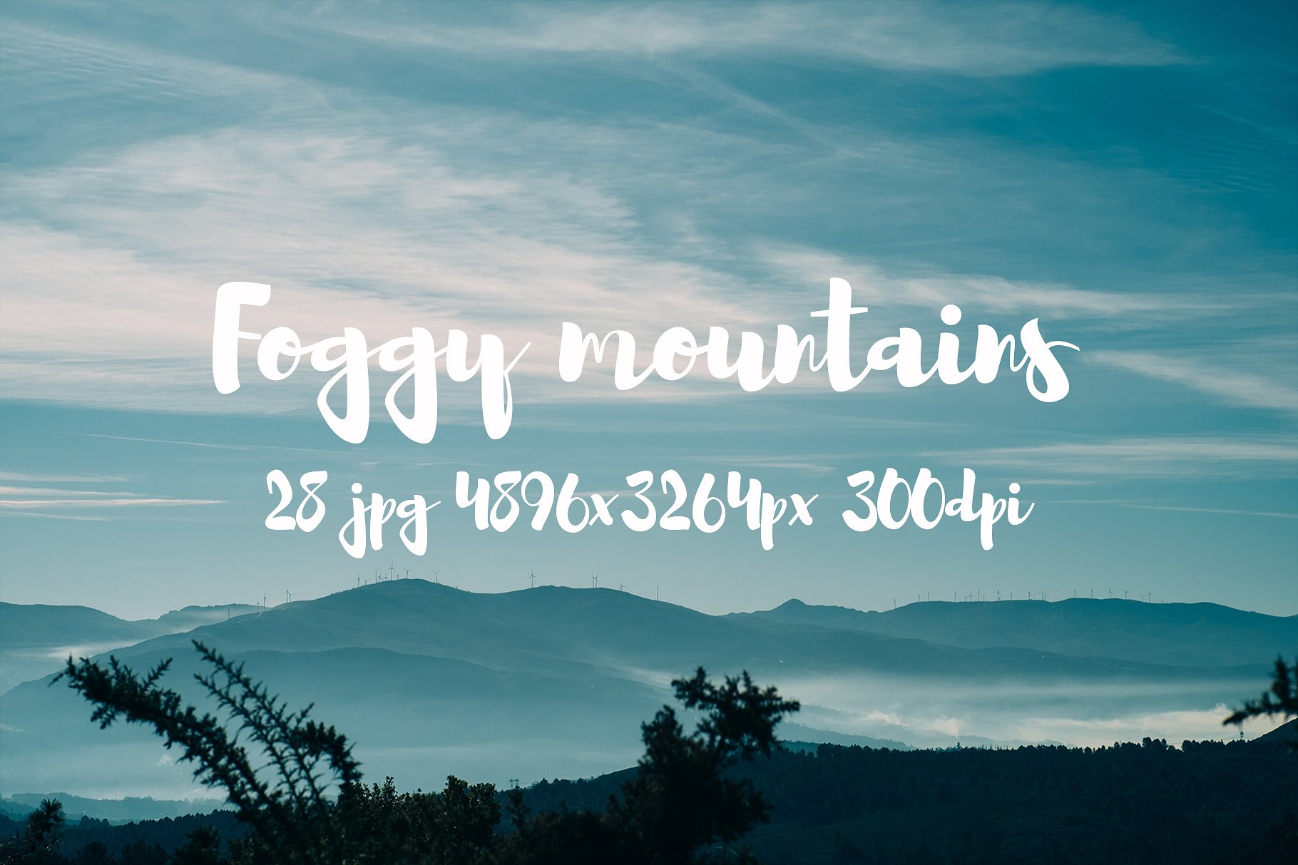 Foggy Mountains photo pack