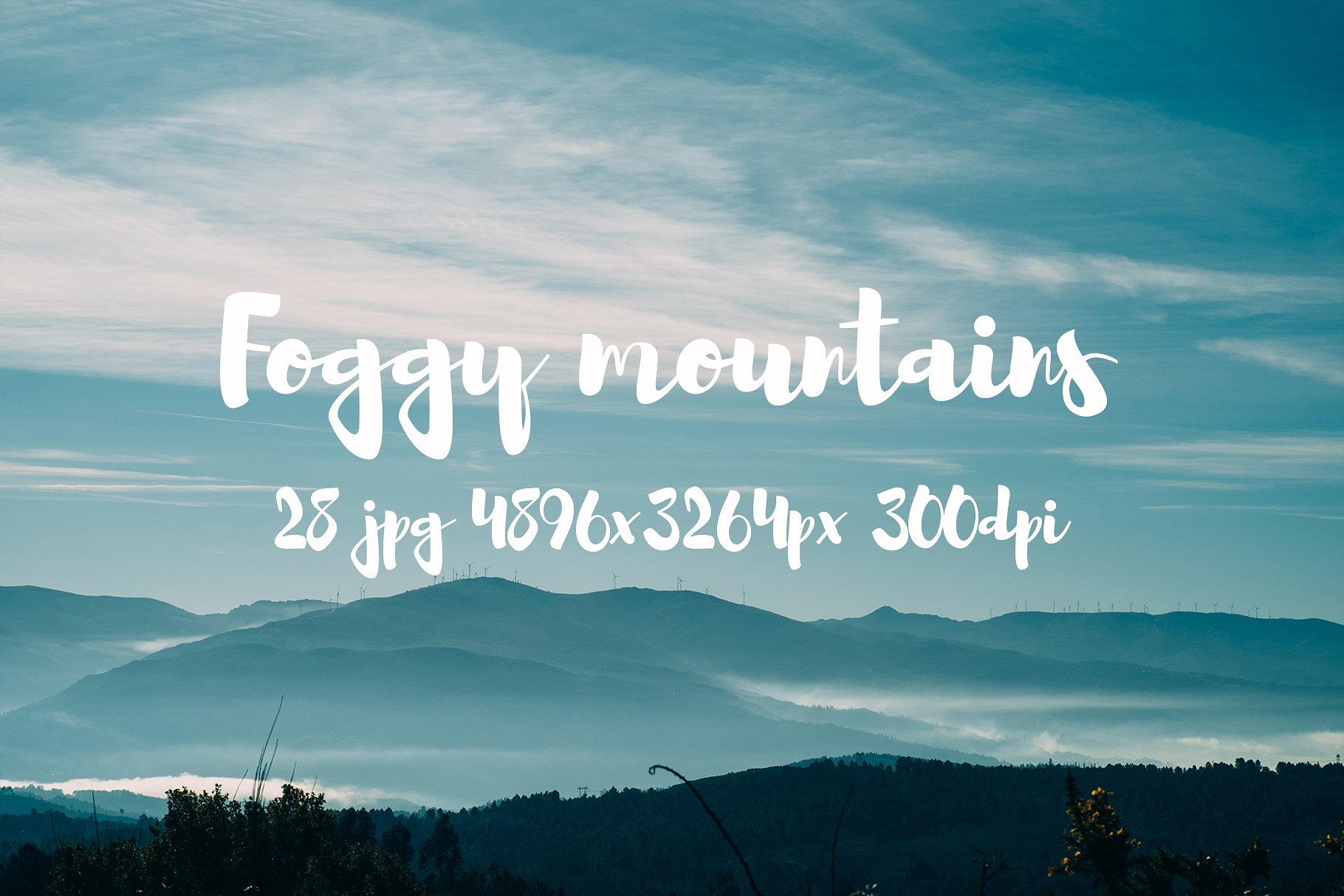 Foggy Mountains photo pack