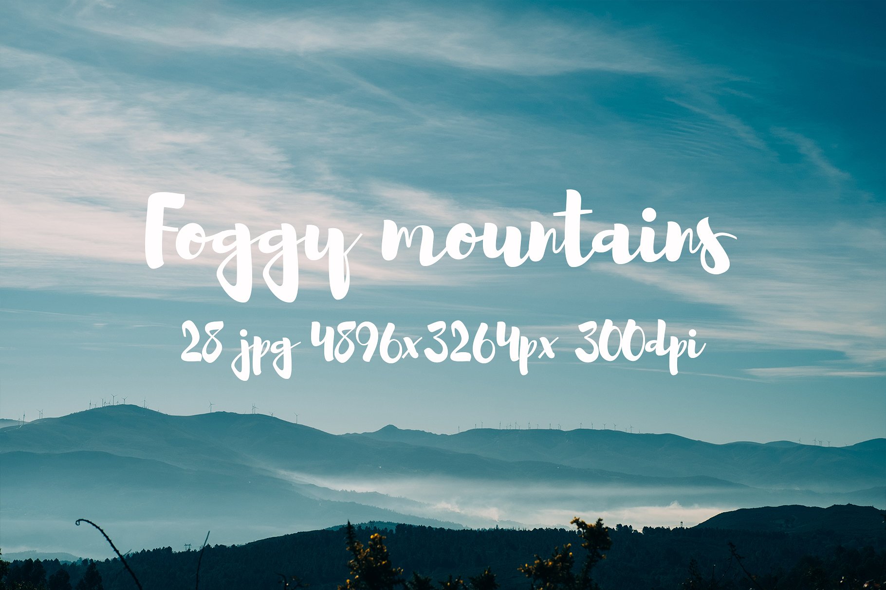 Foggy Mountains photo pack