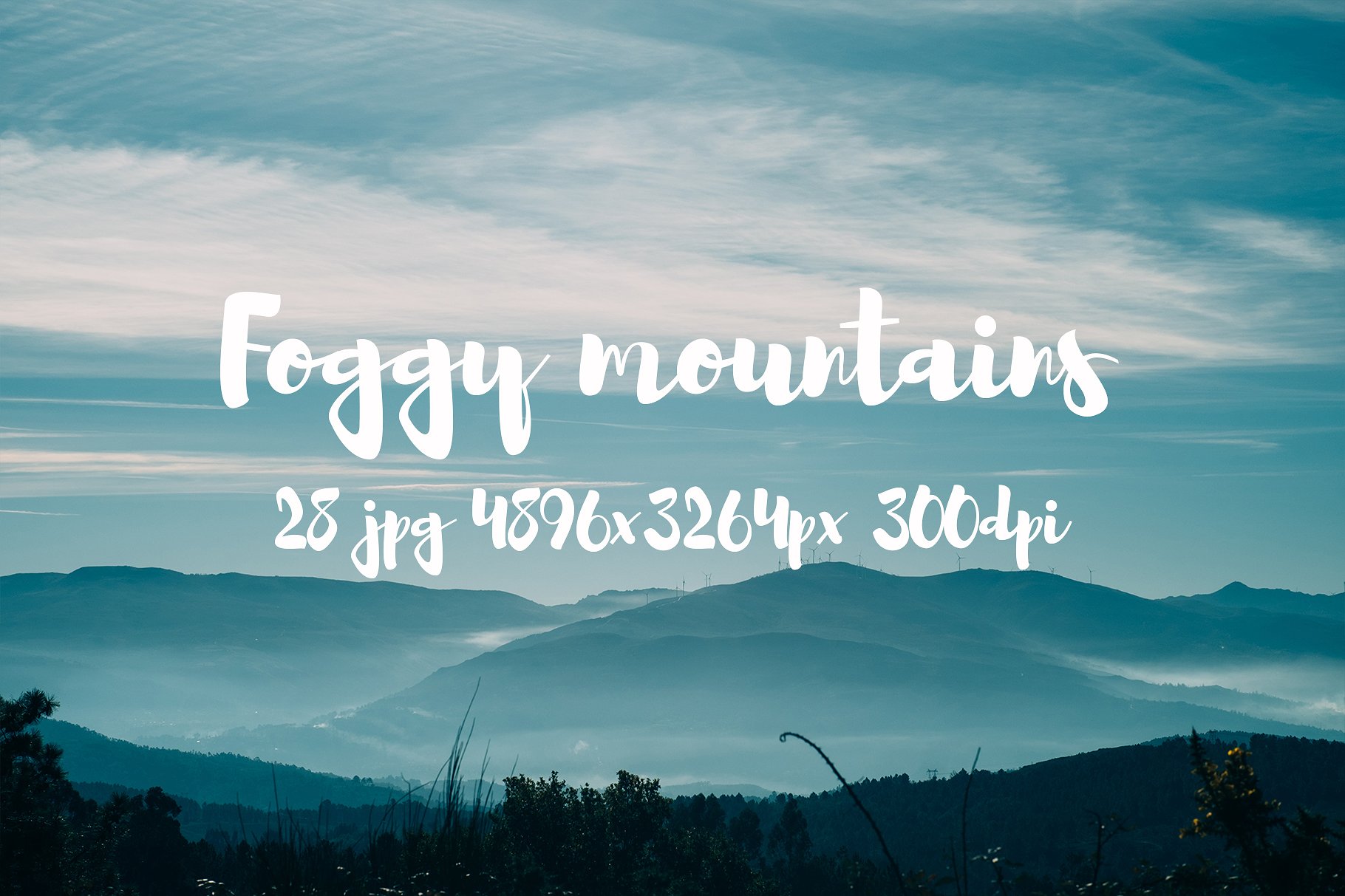 Foggy Mountains photo pack