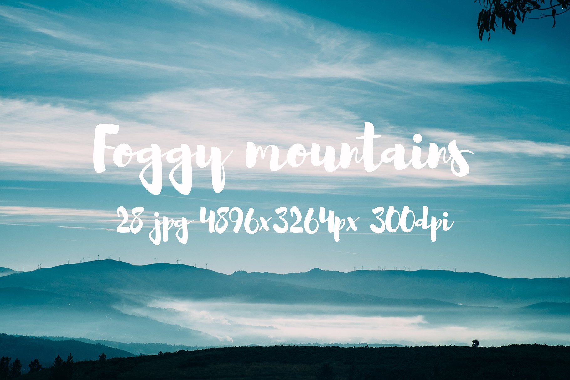 Foggy Mountains photo pack