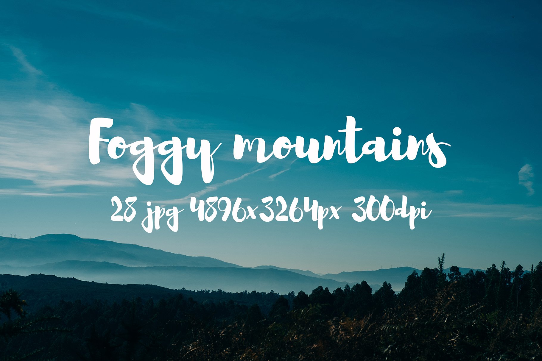 Foggy Mountains photo pack