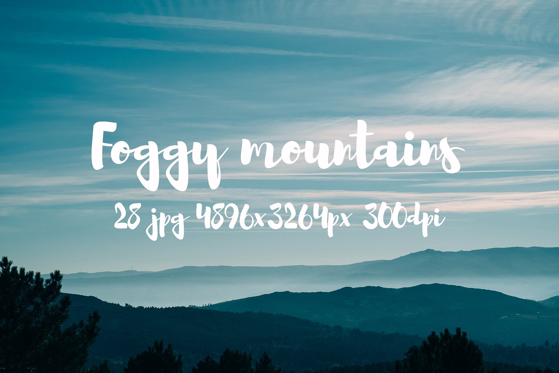 Foggy Mountains photo pack