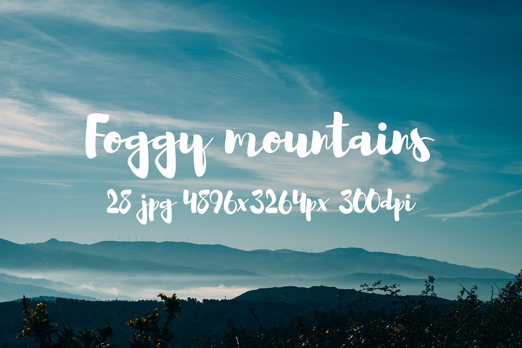 Foggy Mountains photo pack