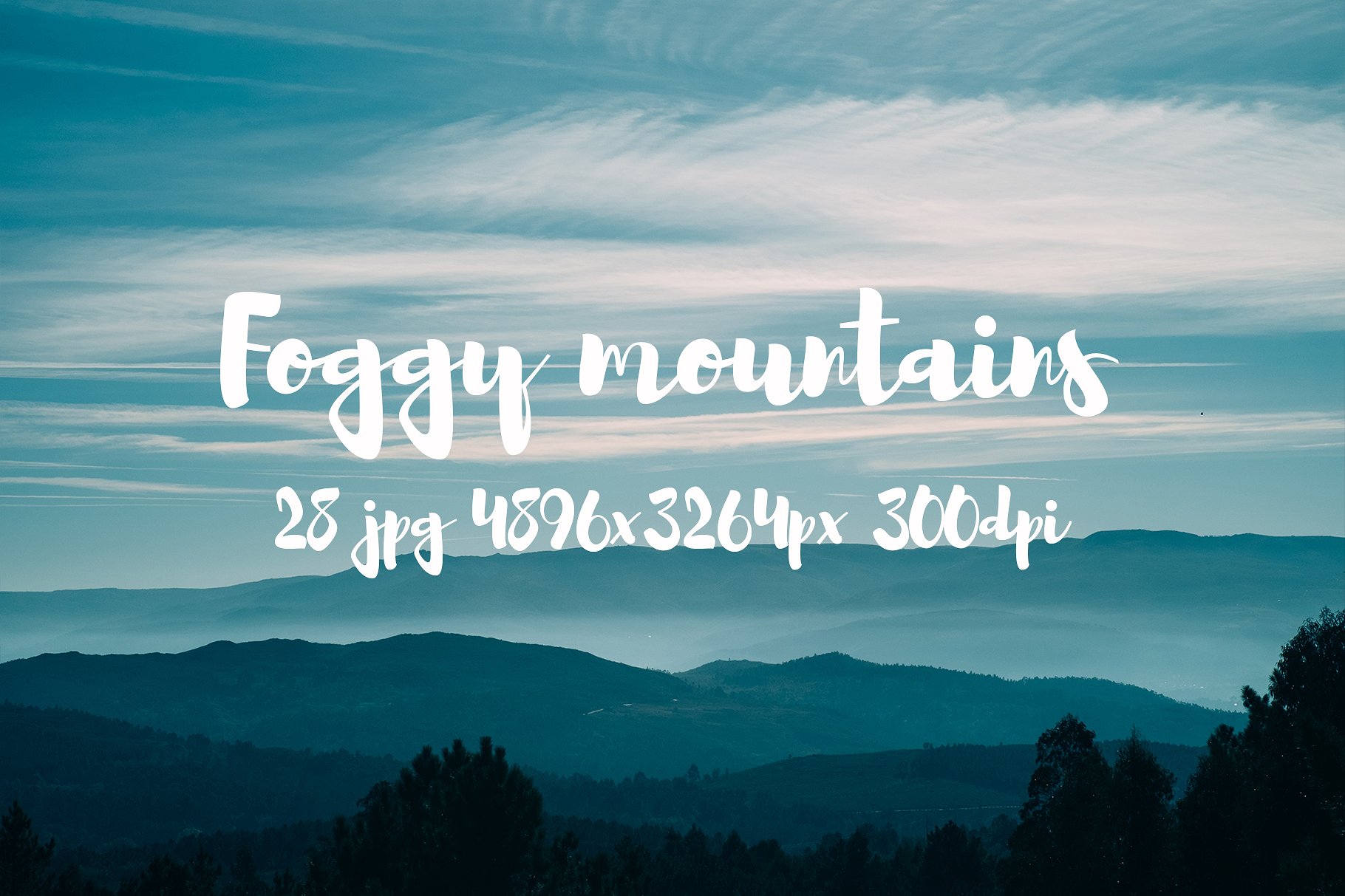 Foggy Mountains photo pack