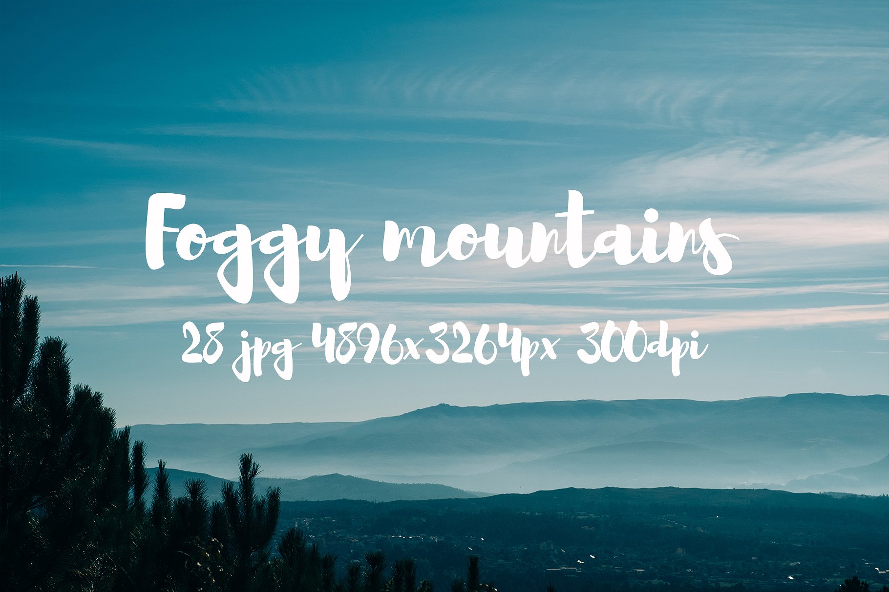 Foggy Mountains photo pack