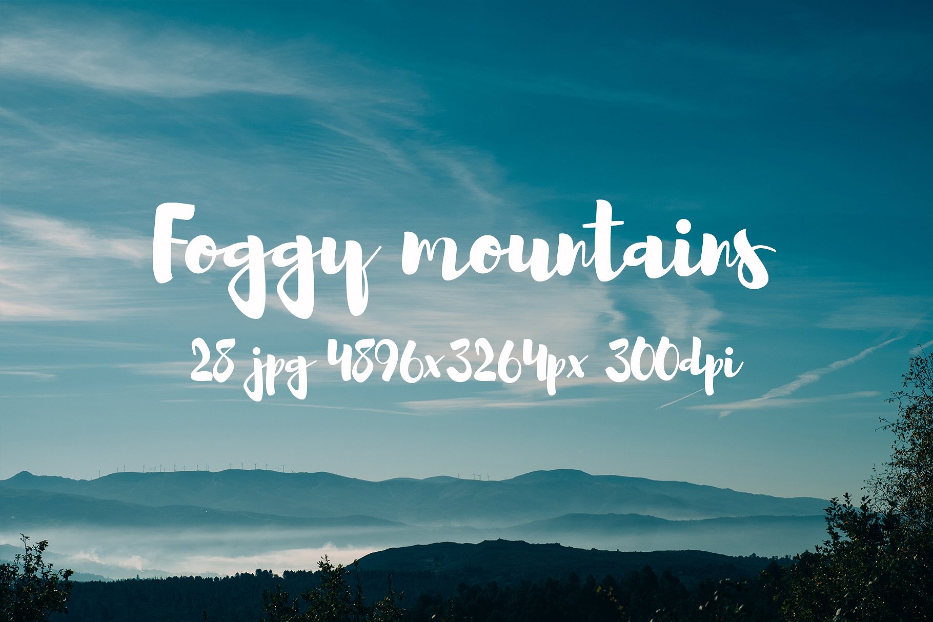 Foggy Mountains photo pack