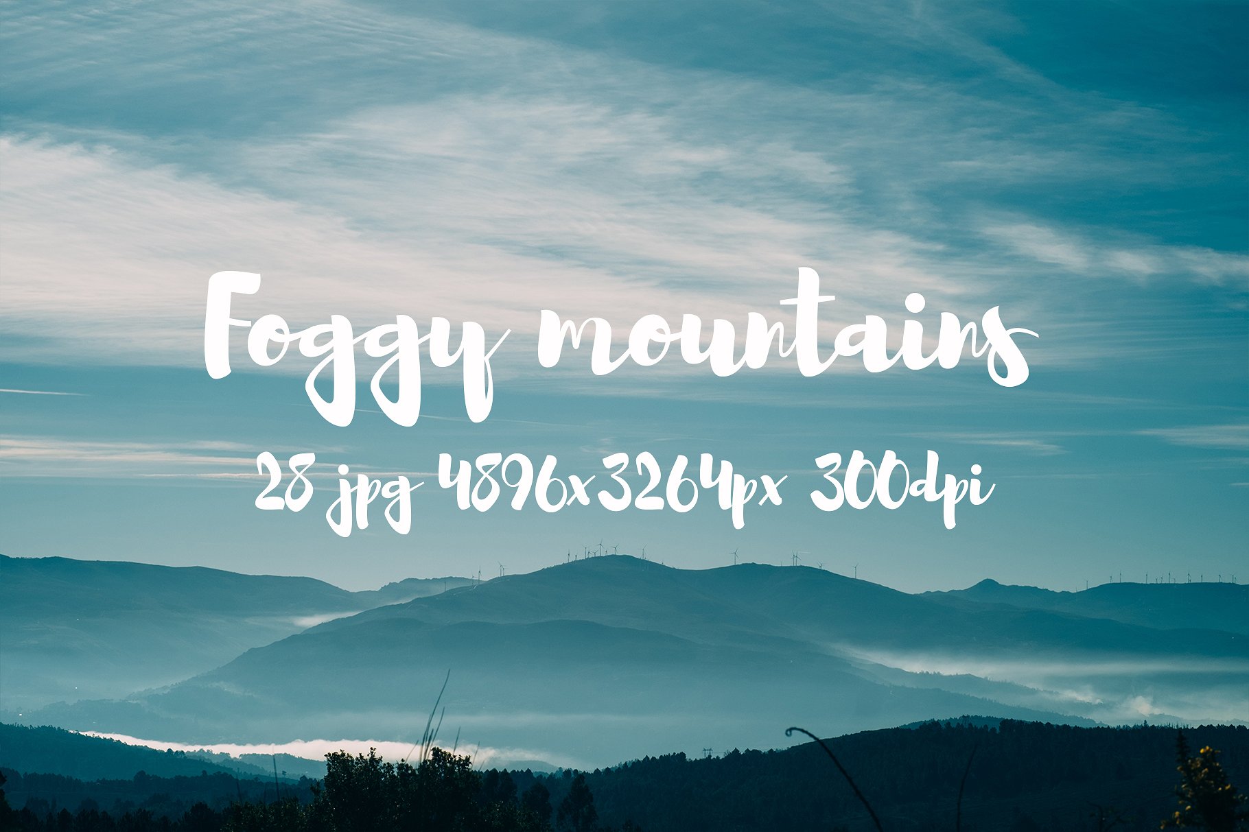 Foggy Mountains photo pack