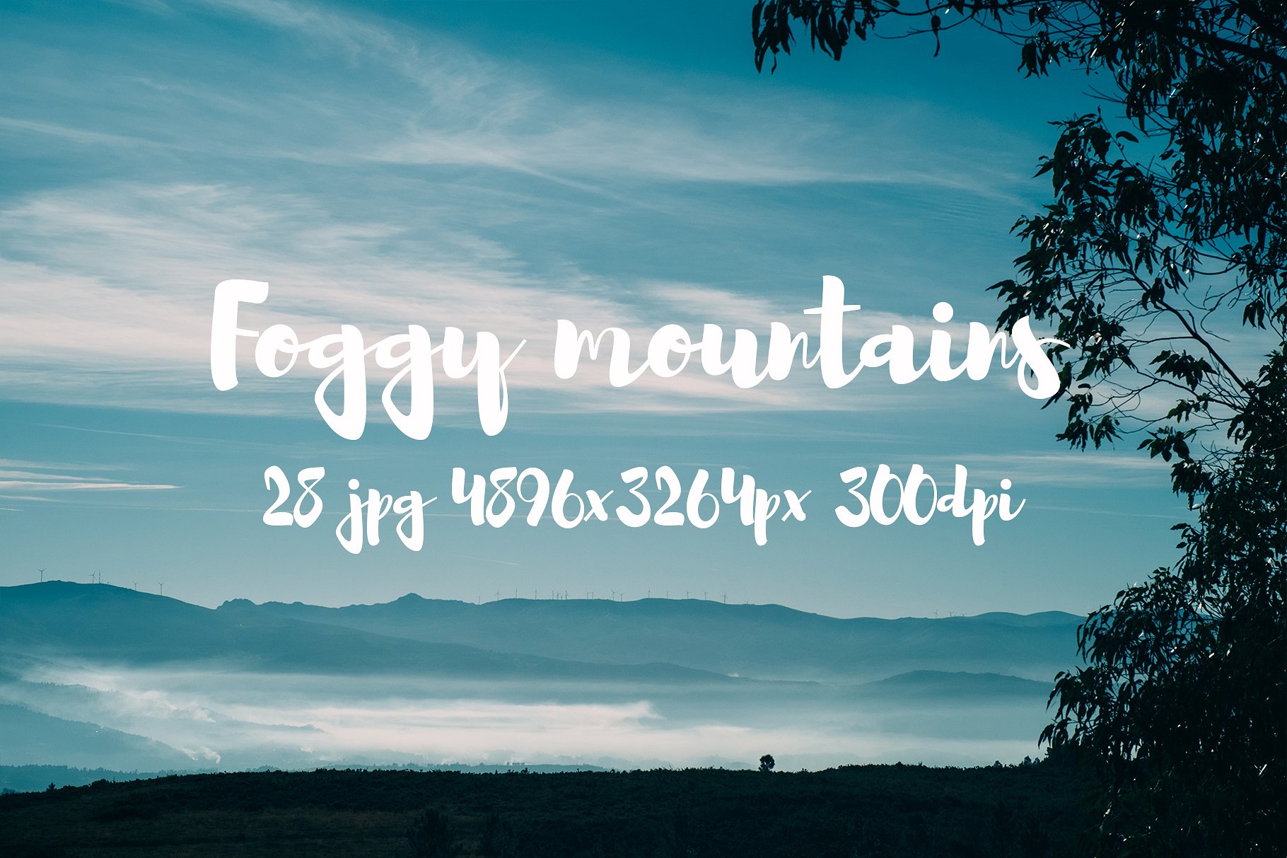 Foggy Mountains photo pack