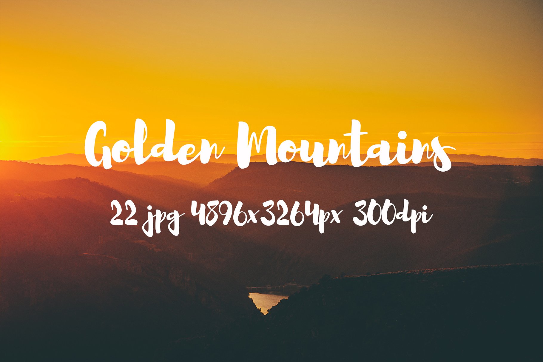 Golden Mountains photo pack