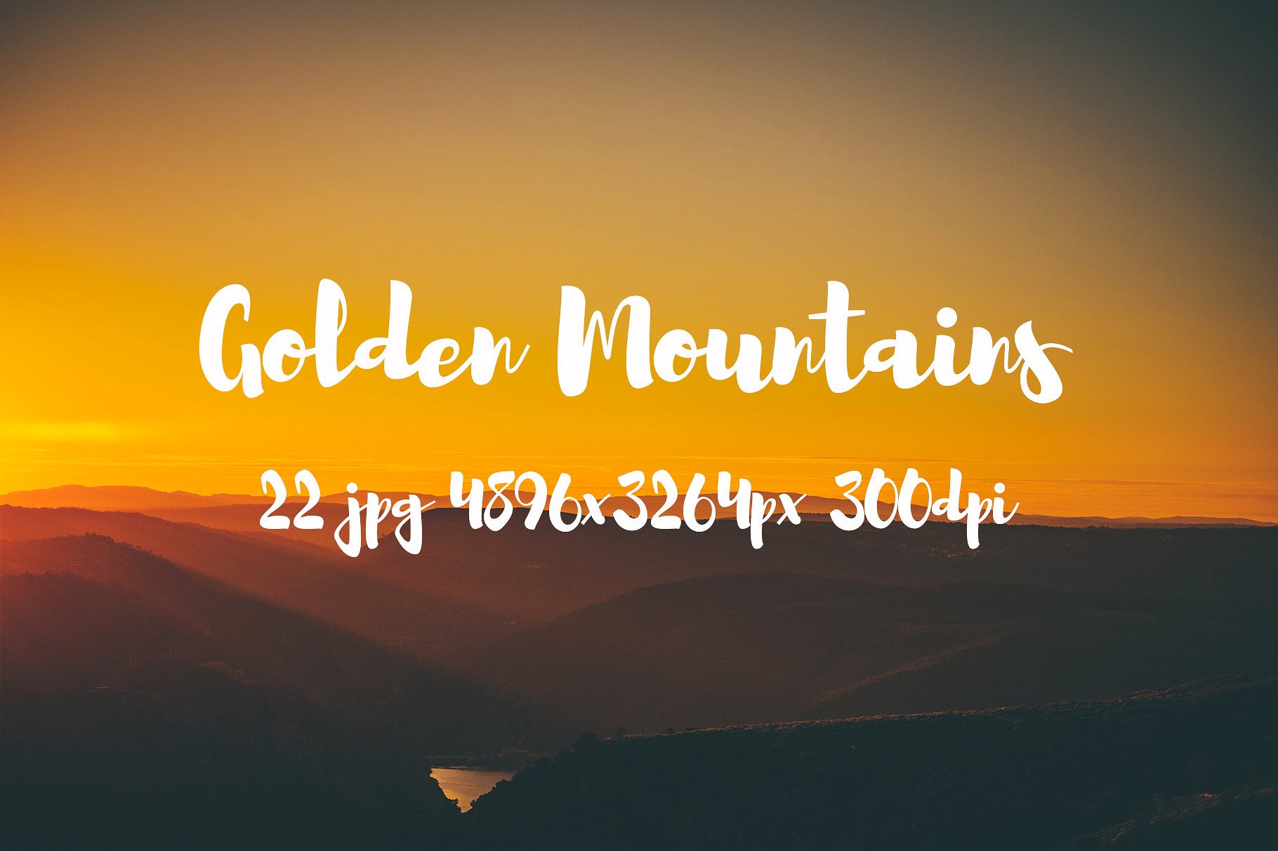 Golden Mountains photo pack