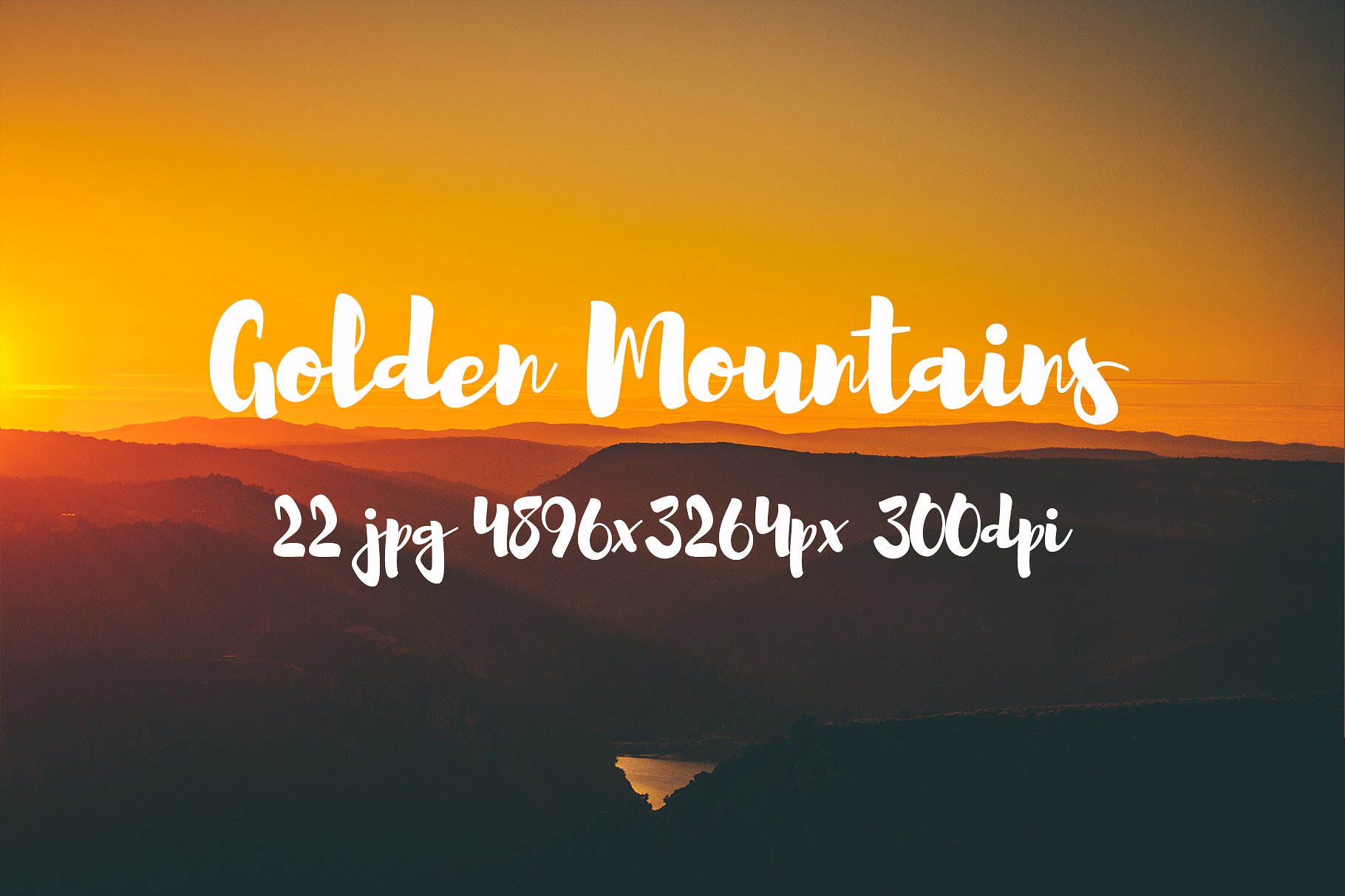 Golden Mountains photo pack