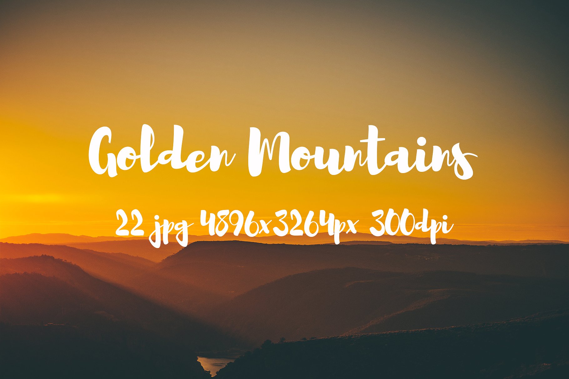 Golden Mountains photo pack