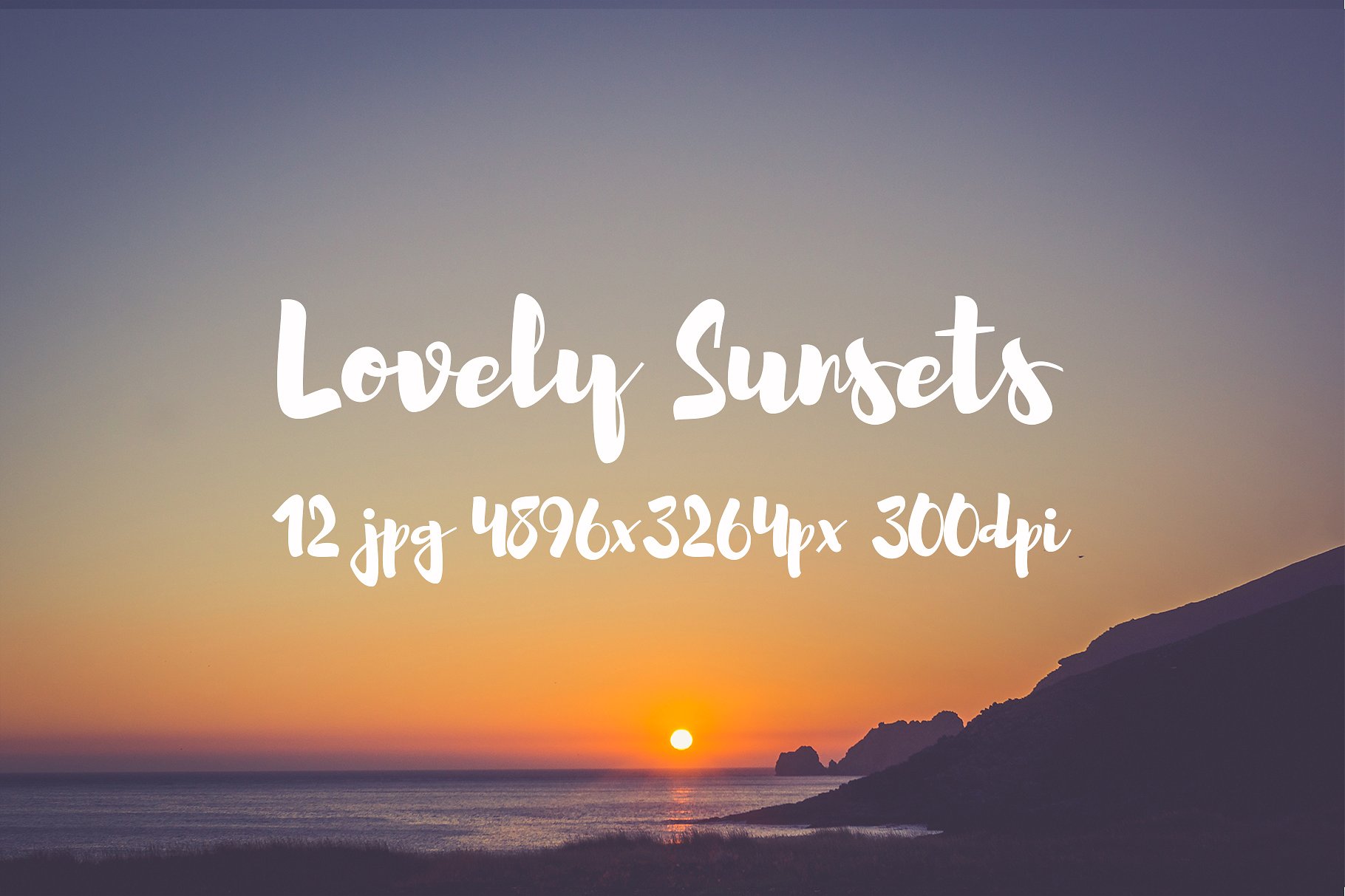 Lovely Sunsets photo pack