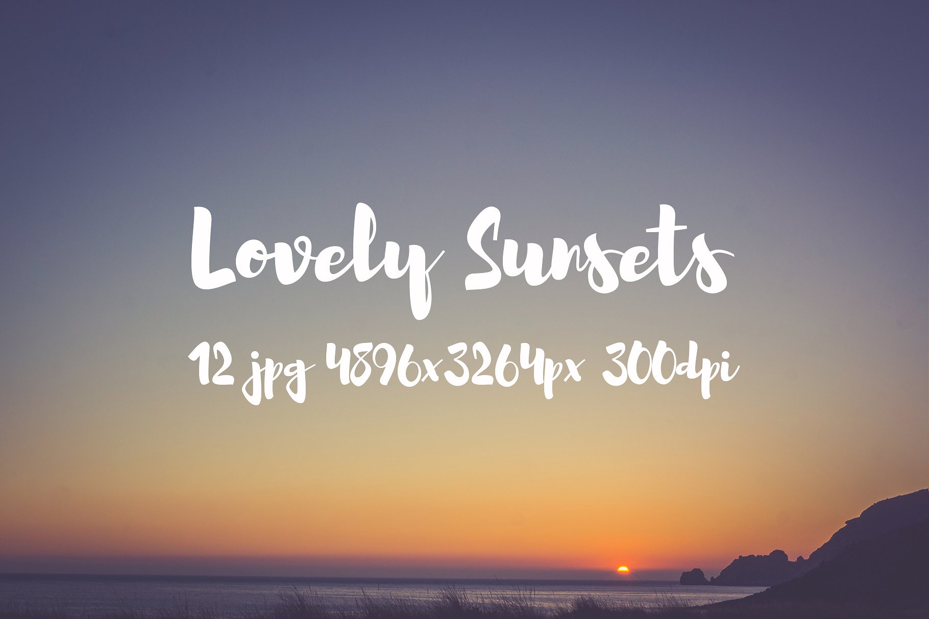 Lovely Sunsets photo pack