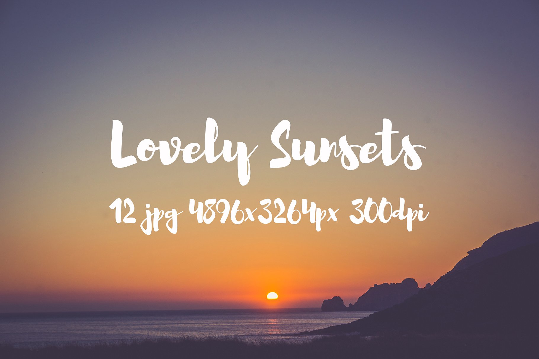 Lovely Sunsets photo pack