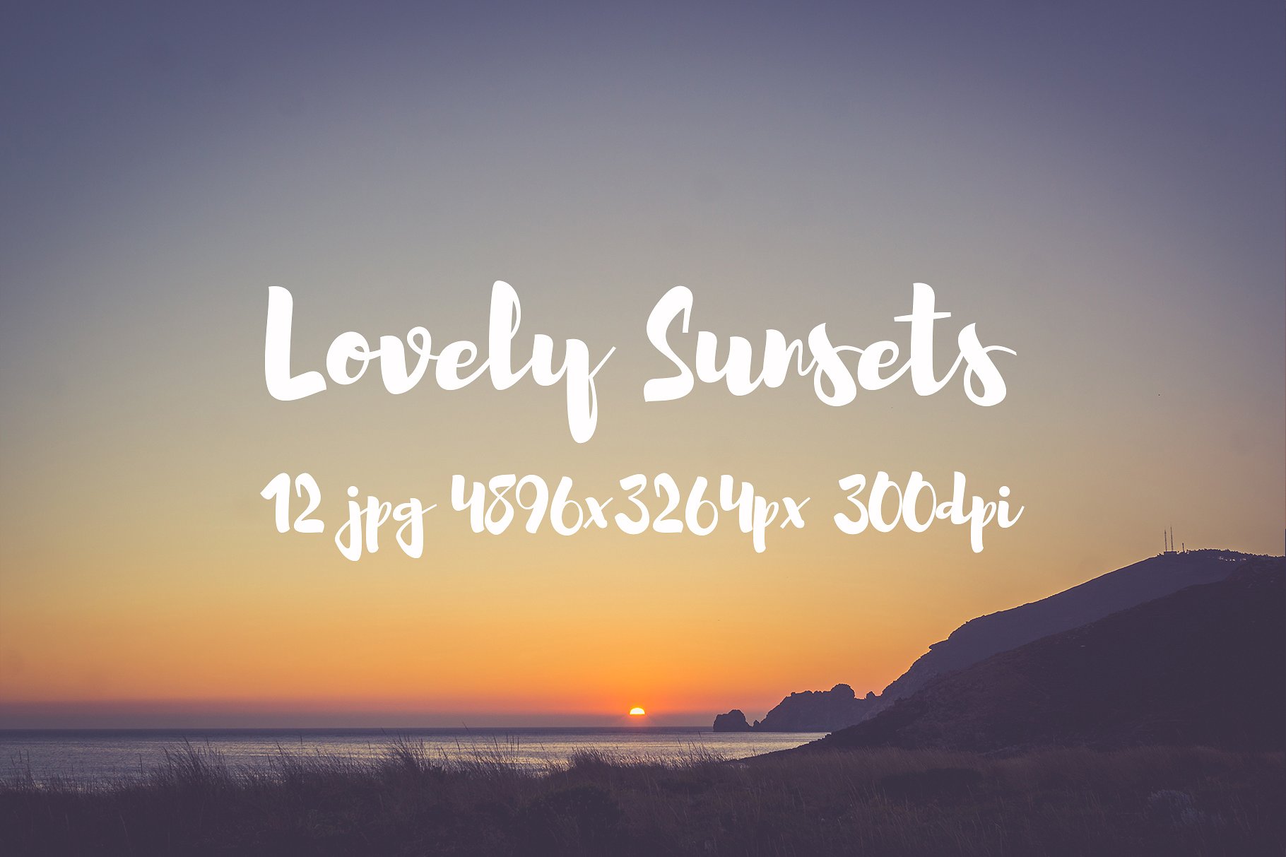 Lovely Sunsets photo pack