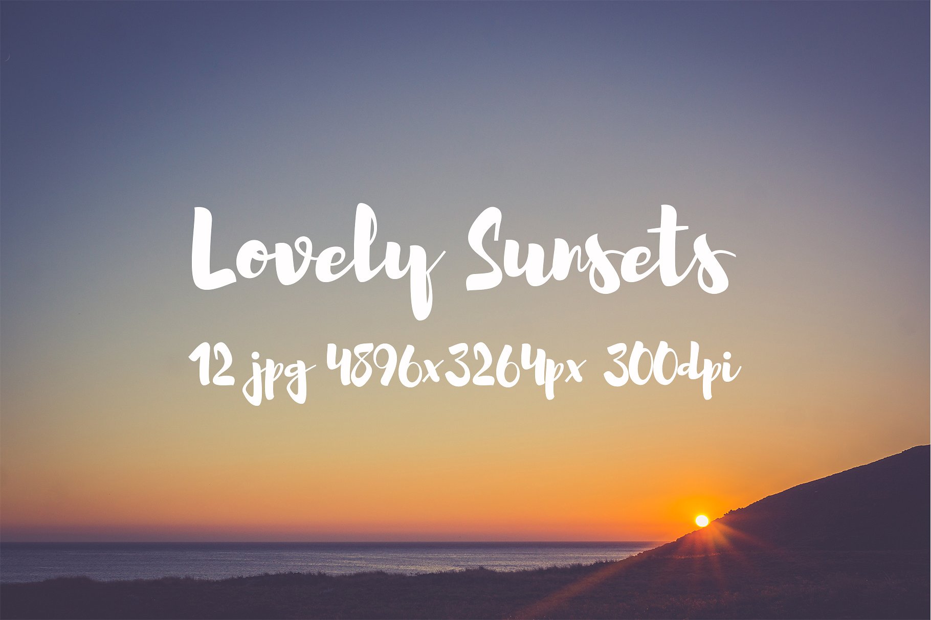 Lovely Sunsets photo pack