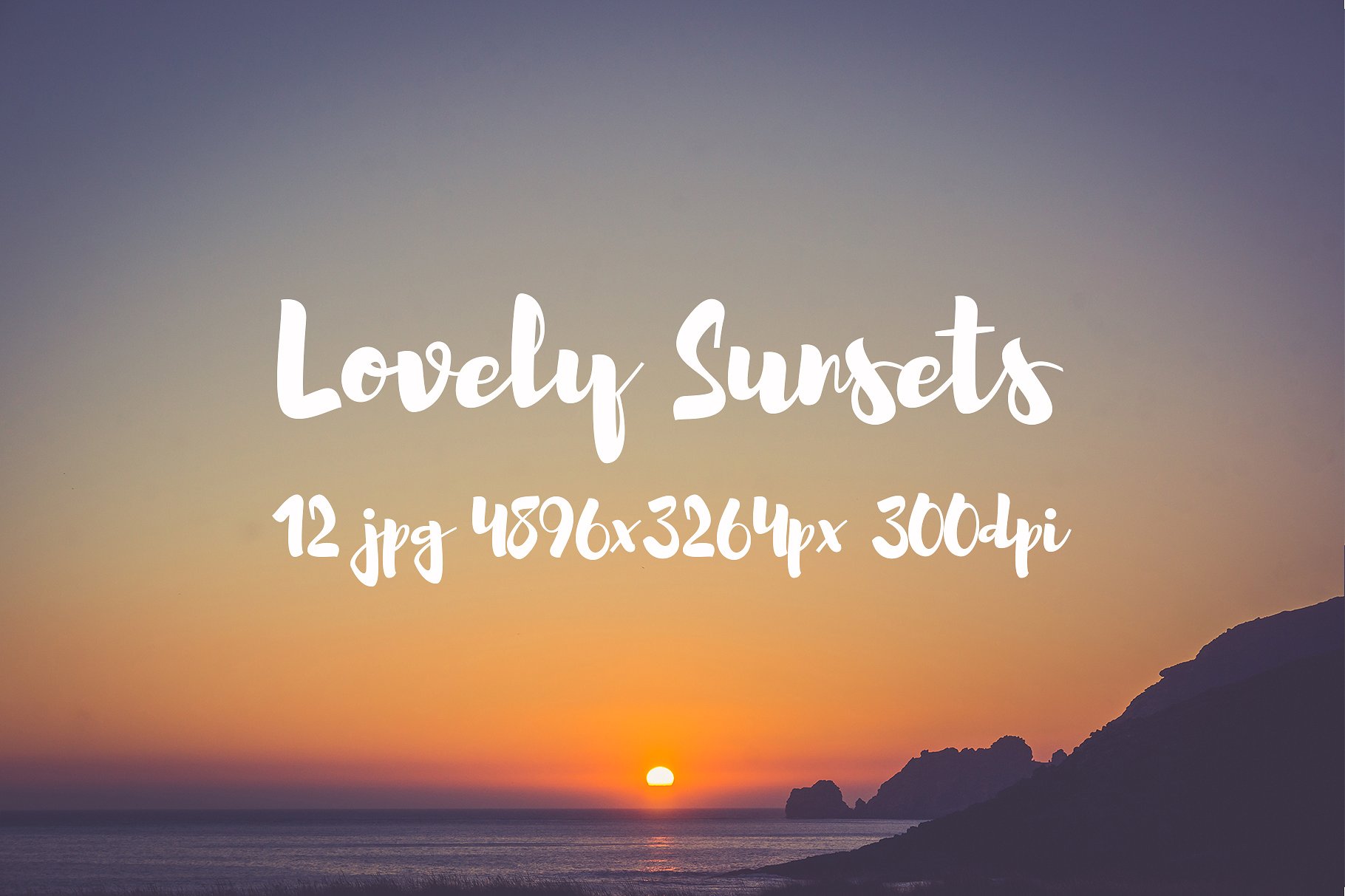 Lovely Sunsets photo pack