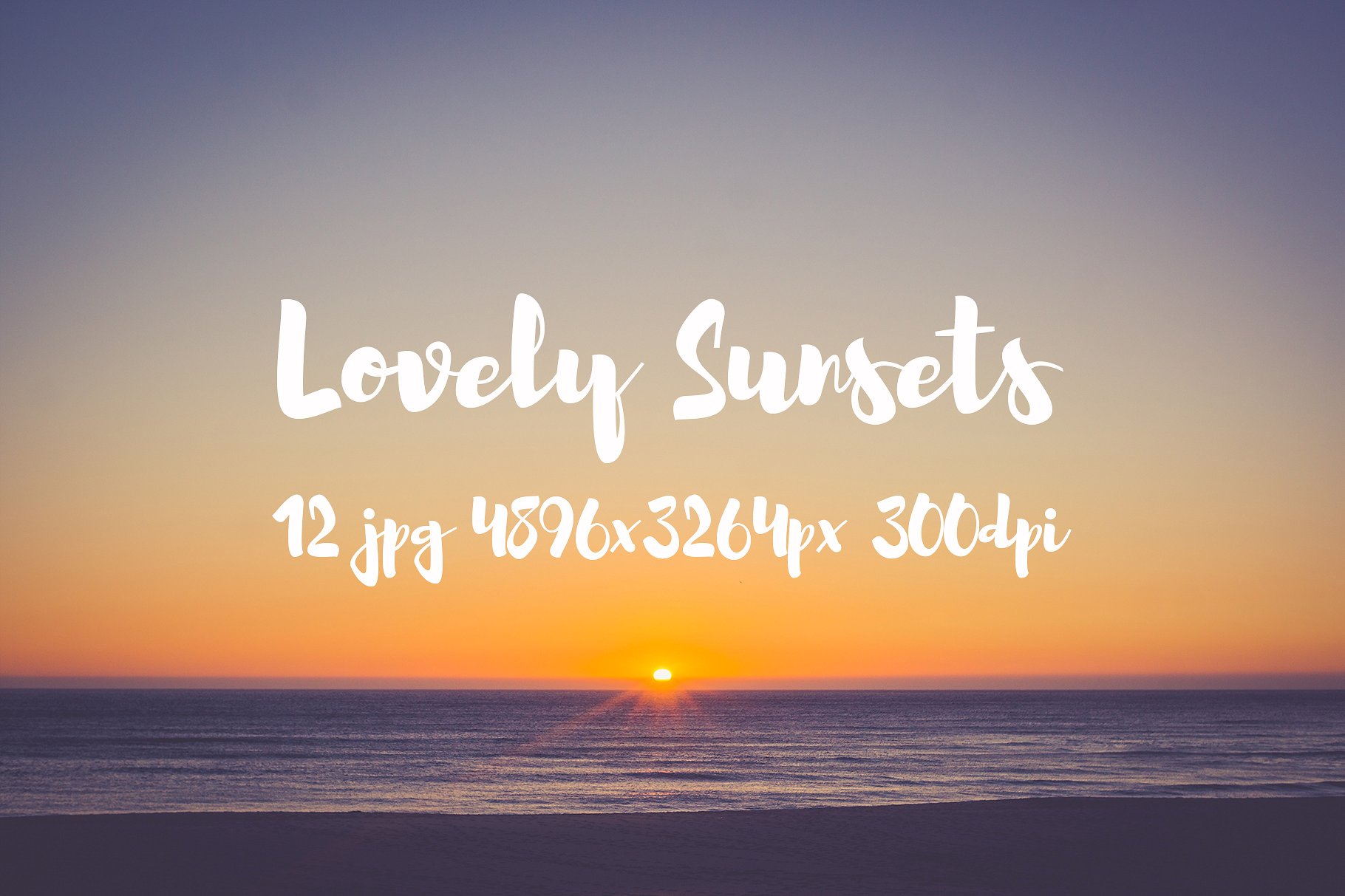 Lovely Sunsets photo pack