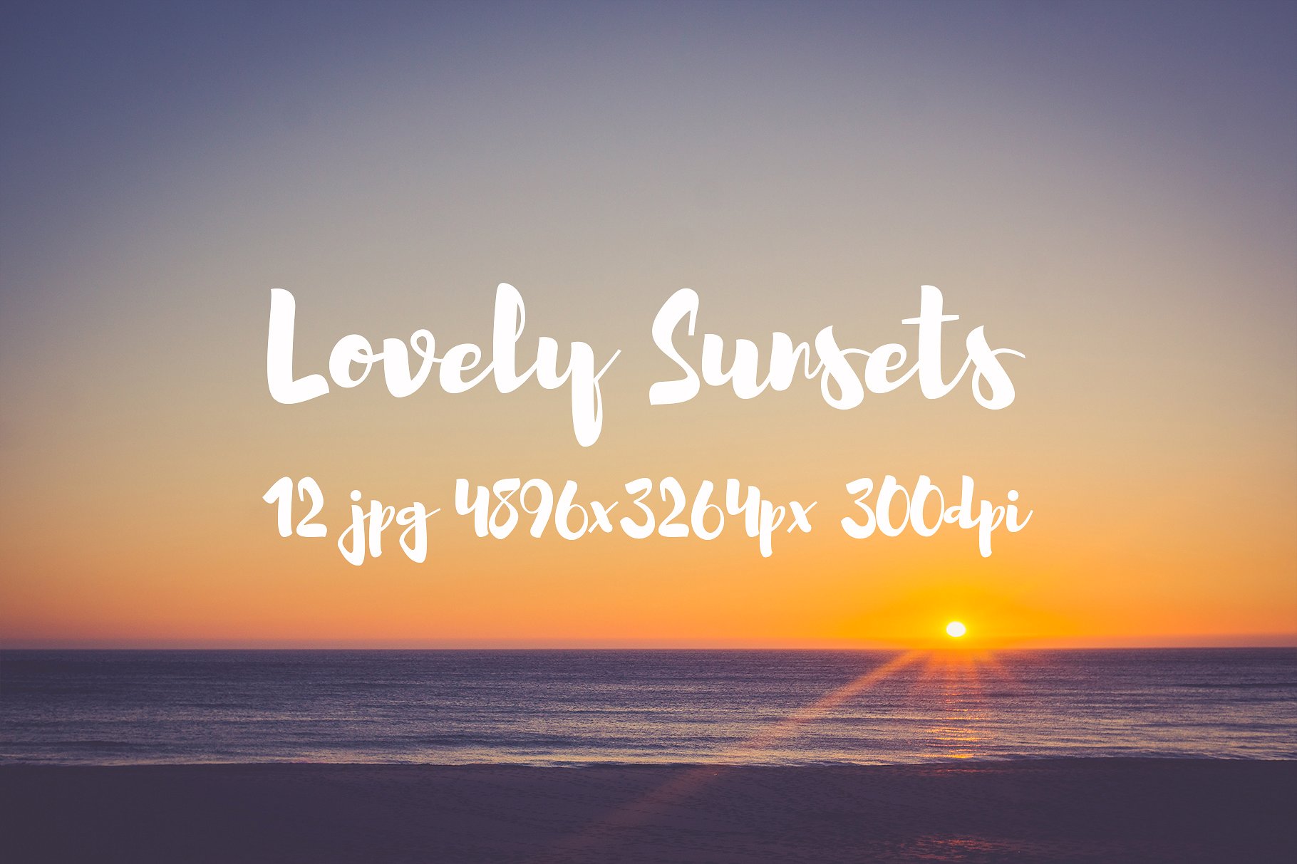 Lovely Sunsets photo pack