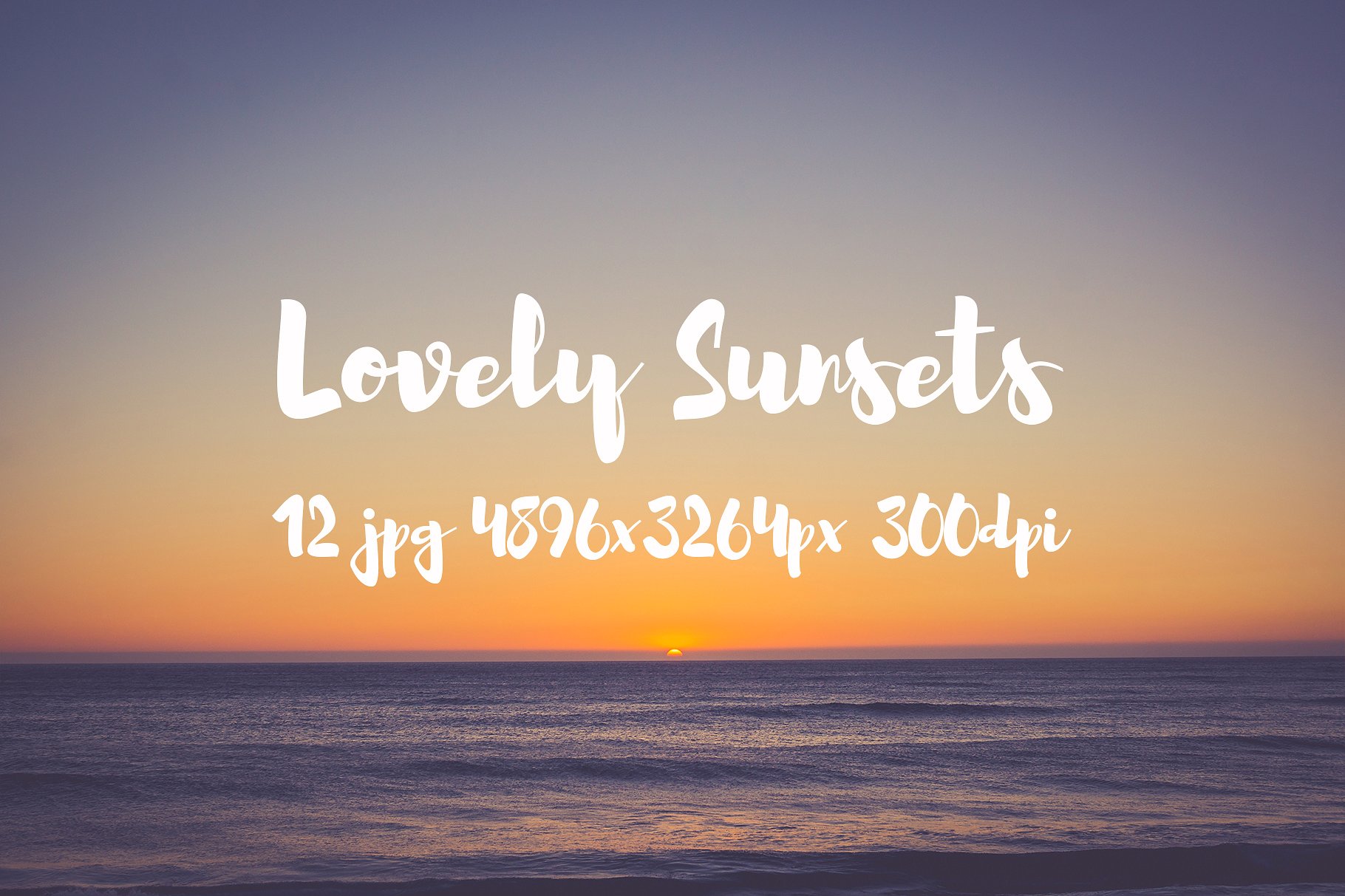 Lovely Sunsets photo pack