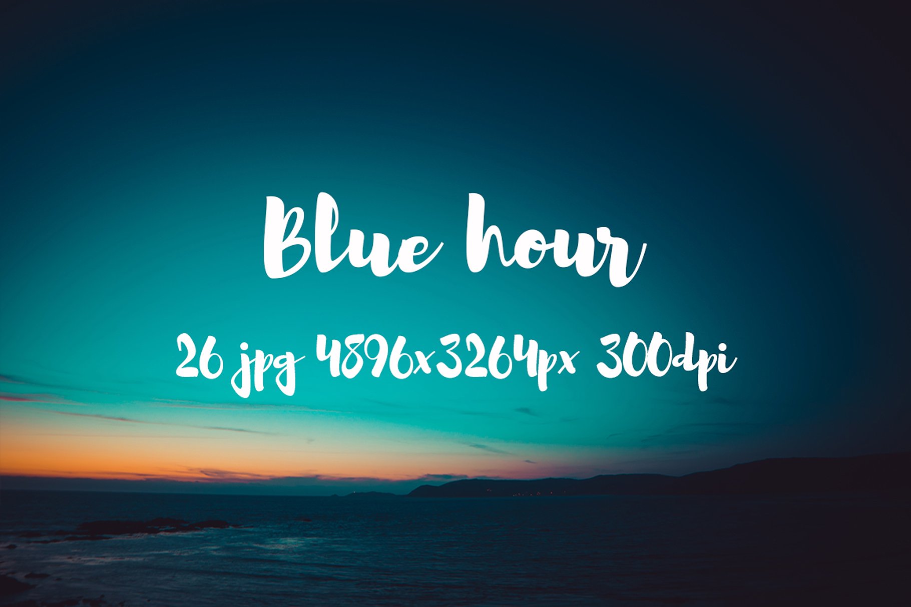 Blue hour pack photo pack