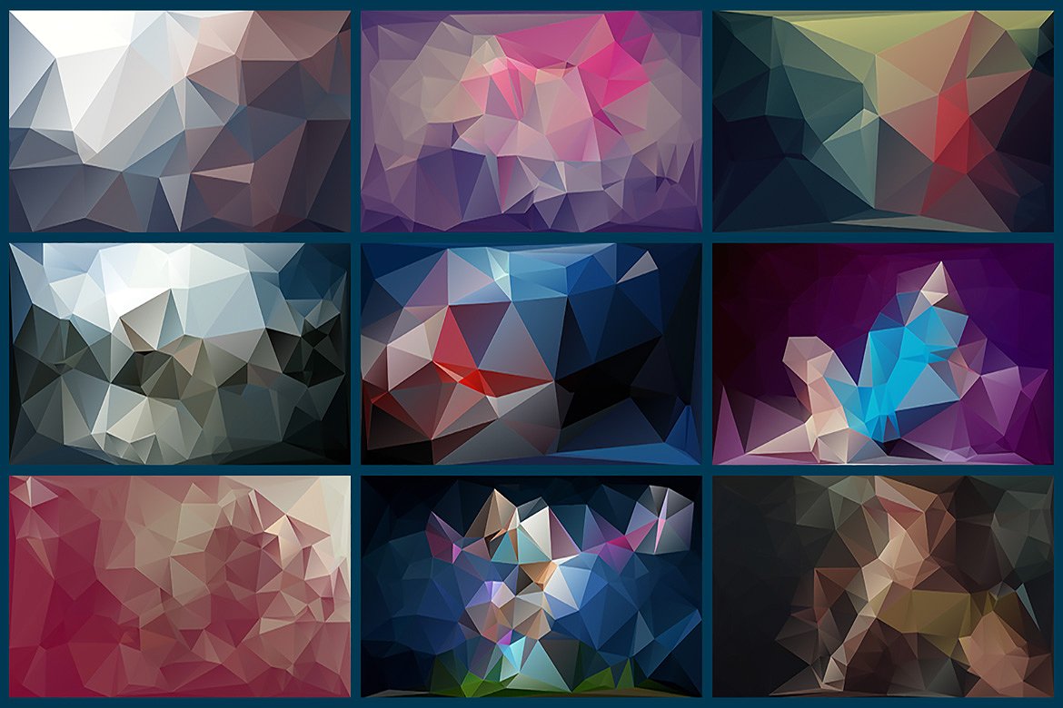 Polygon Abstract Backgrounds