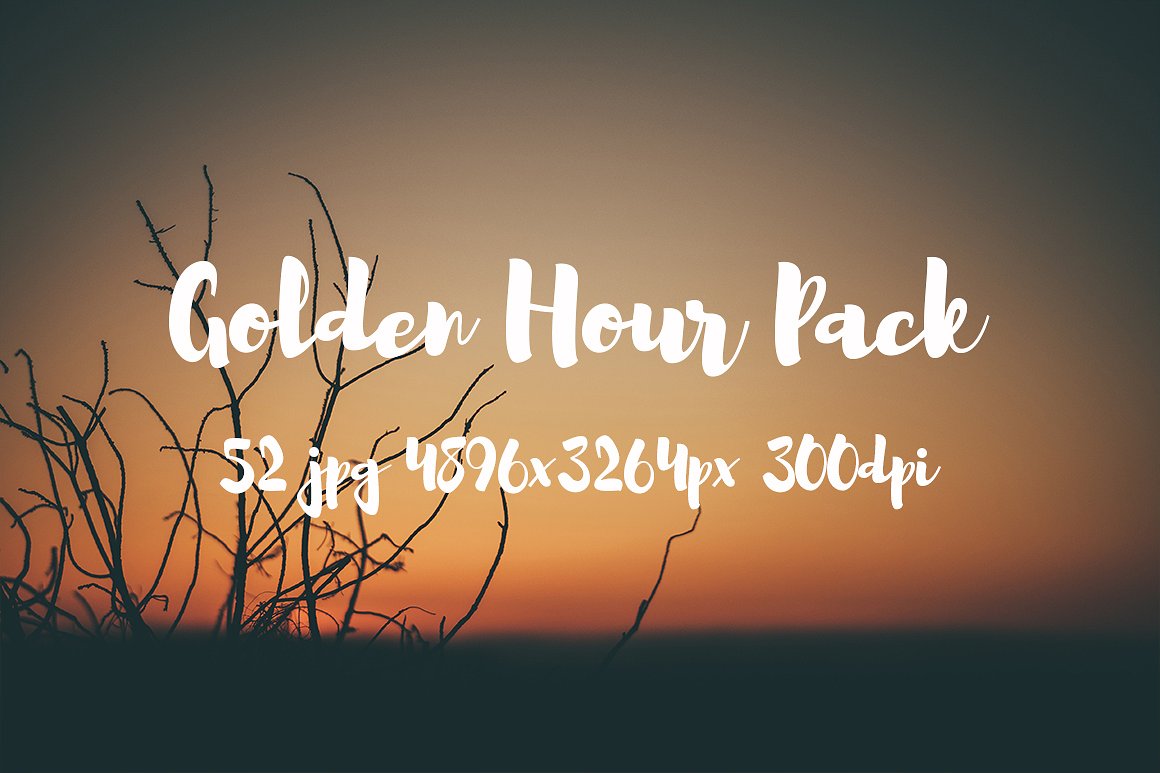 Golden Hour photo pack