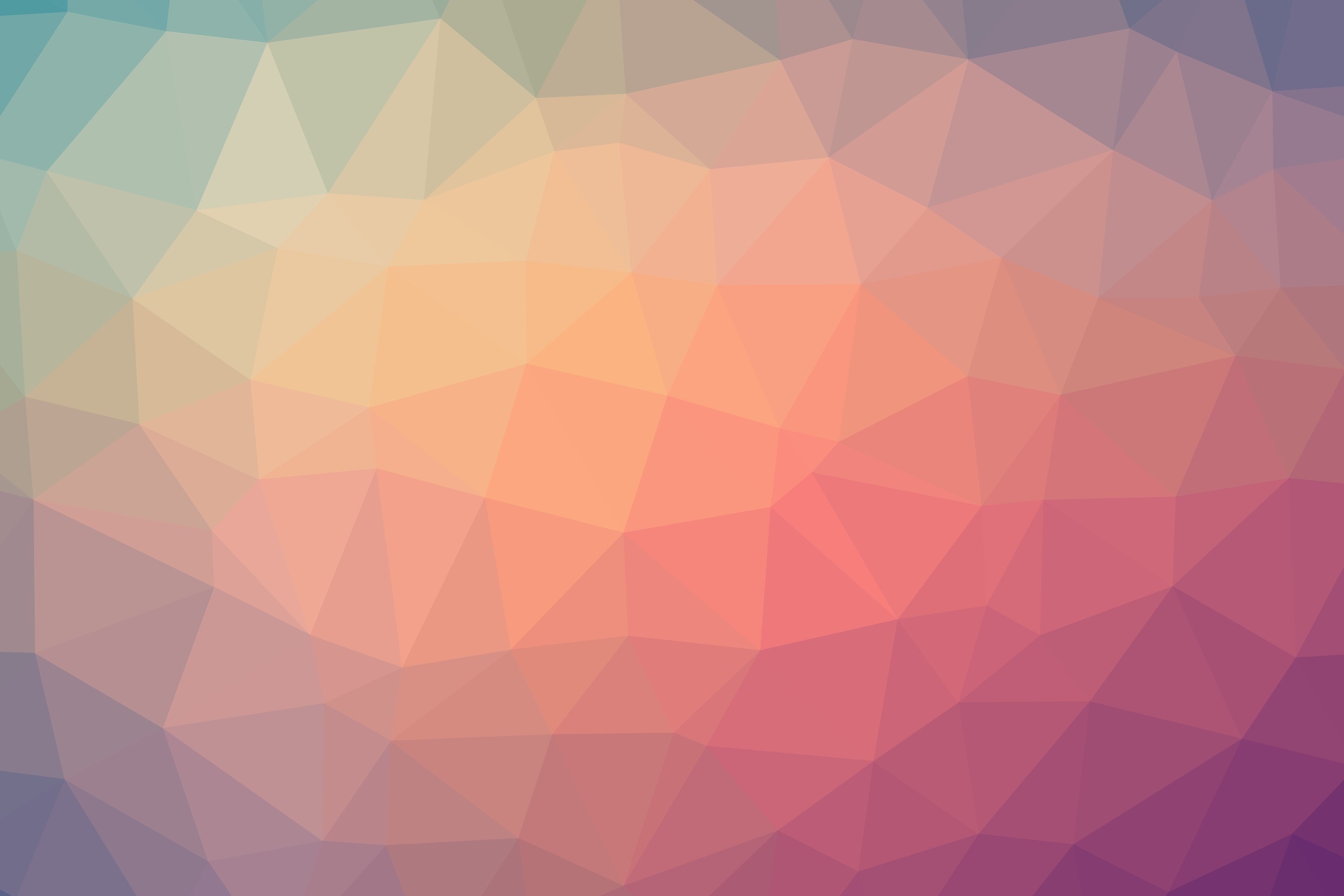 10 Polygon Backgrounds - Warm