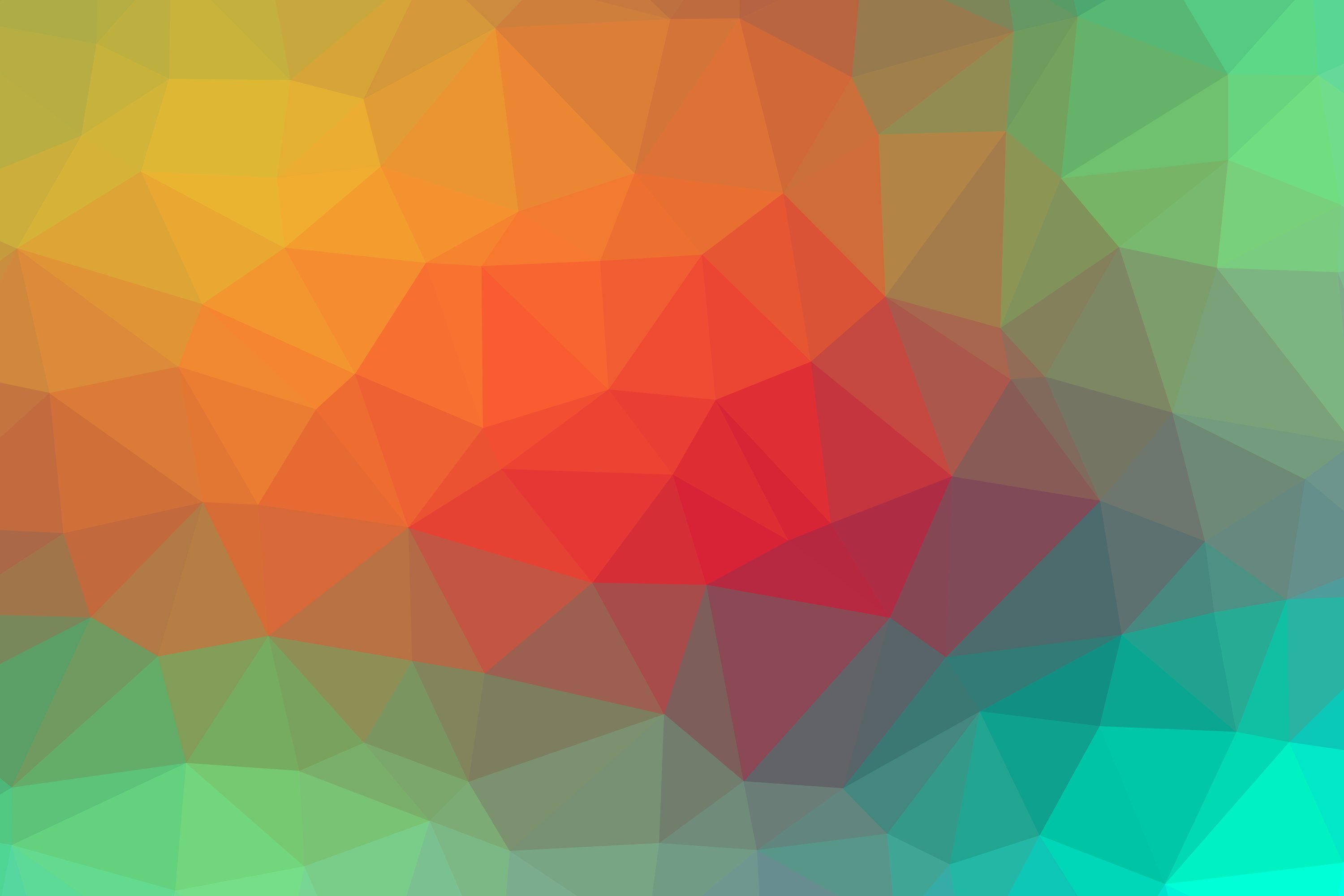 10 Polygon Backgrounds - Color