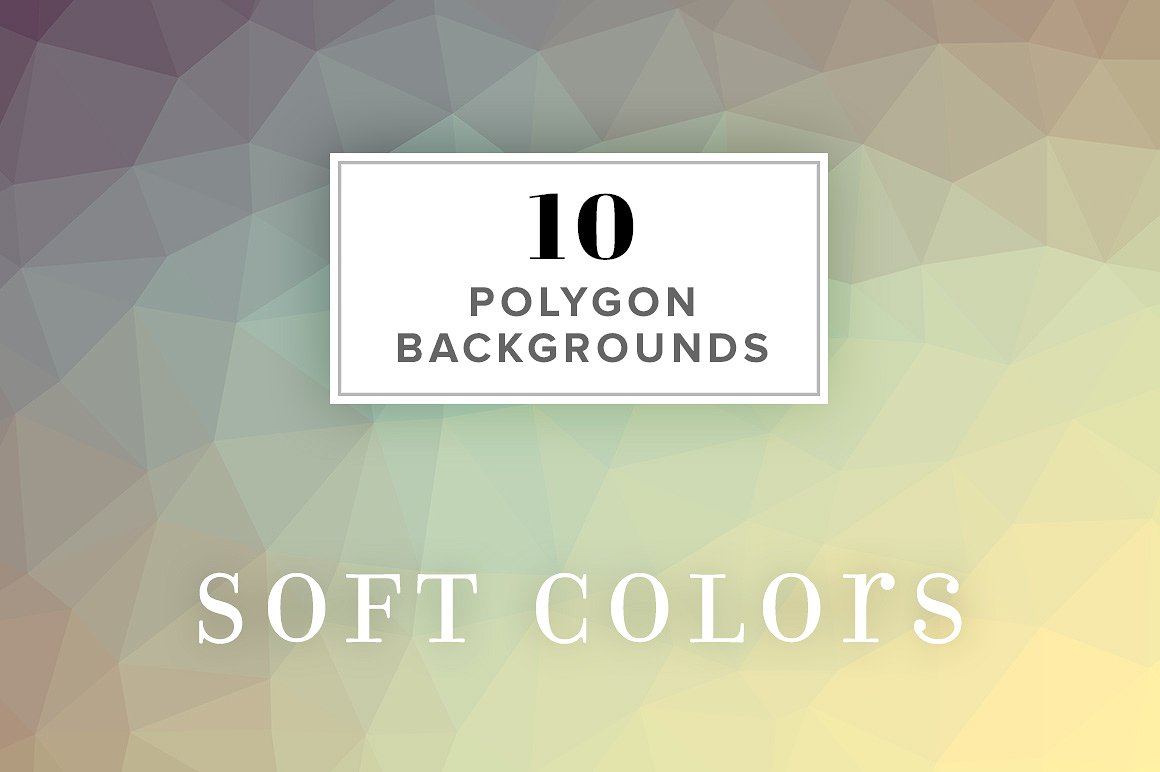 10 Polygon Backgrounds - Soft