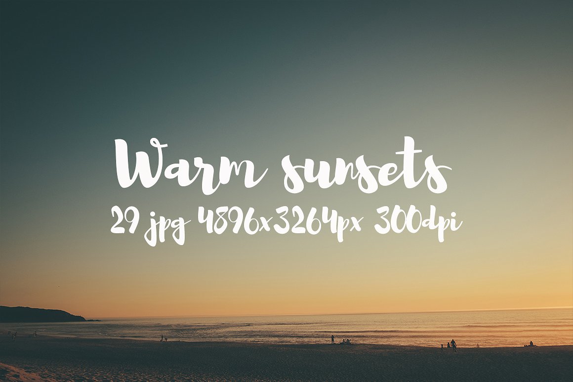 Warm sunsets photo pack