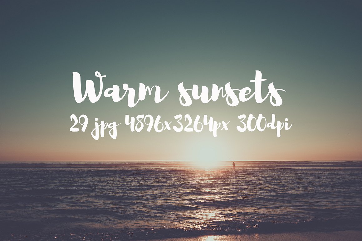 Warm sunsets photo pack