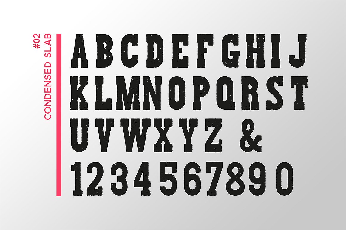 26个字母组合的印刷海报字体信笔Letter Brushes