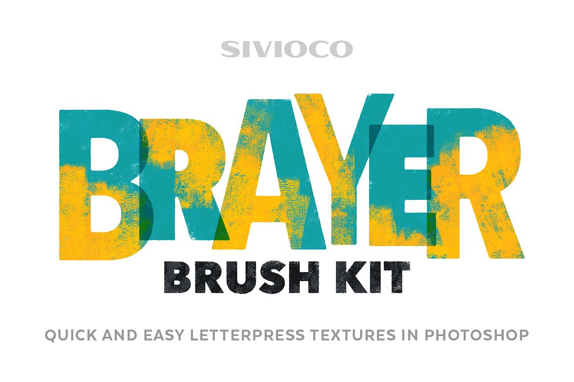 精细调整的布雷耶刷套件Brayer Brush Kit