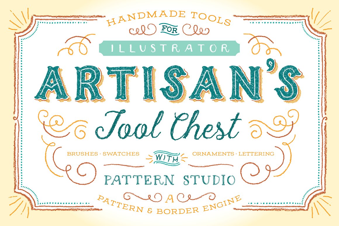 数字艺术家装饰品工匠的工具箱Artisan-#039;s T