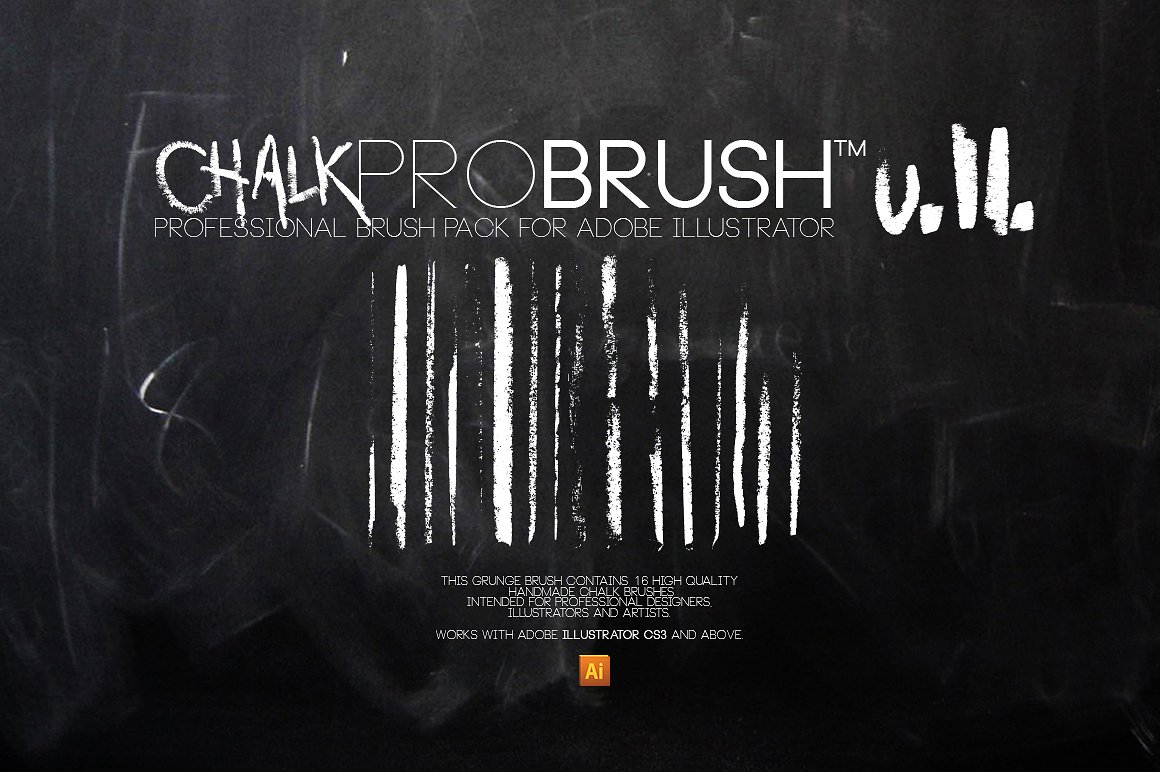 木炭系列抓痕画笔Brush | ChalkProBrush?