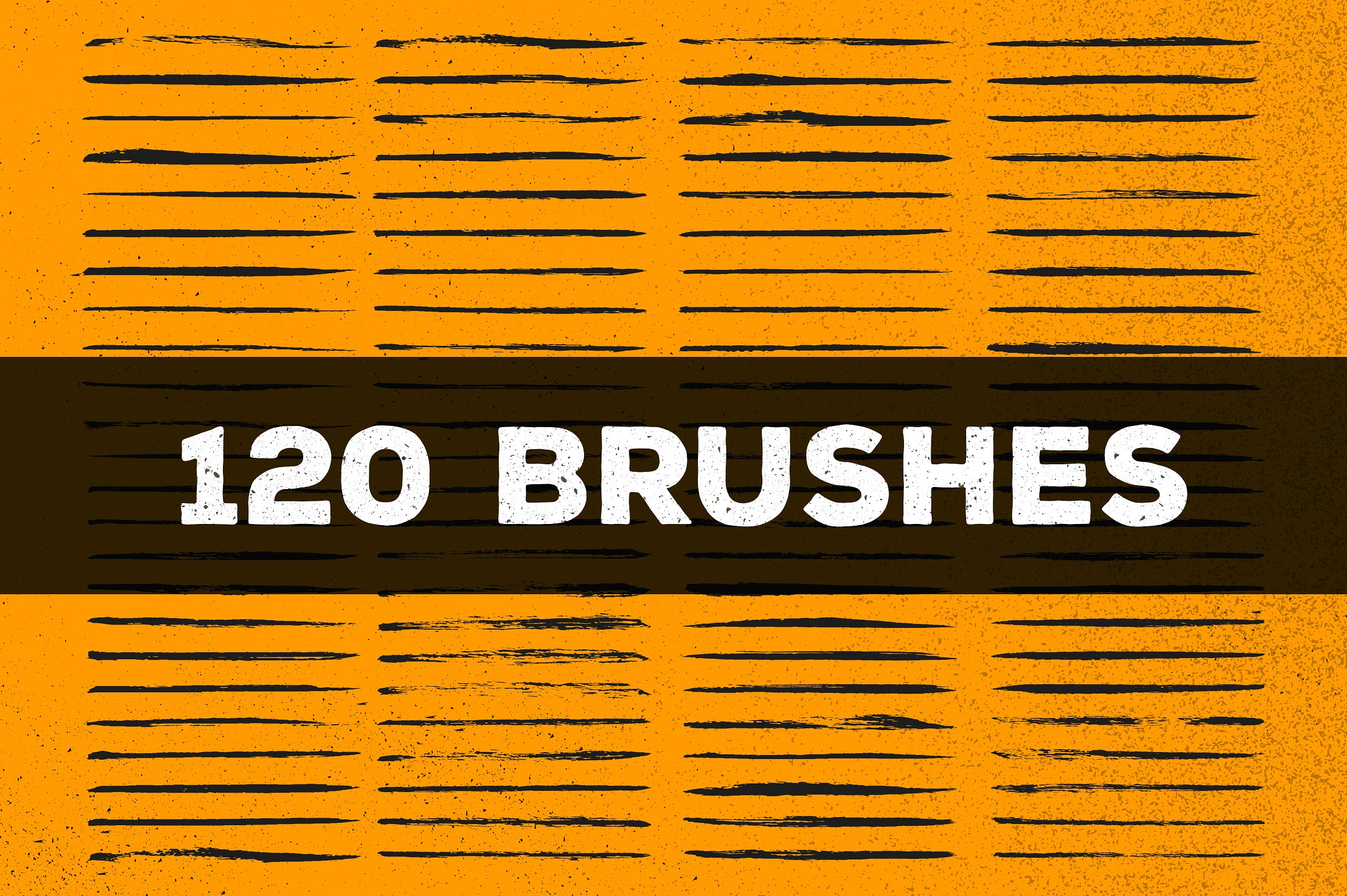 120款手绘画笔AI笔刷120 Brush Pens for