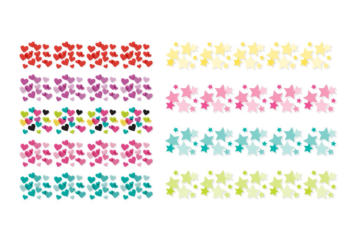 有趣时髦的五彩波点笔刷Confetti - Brushes