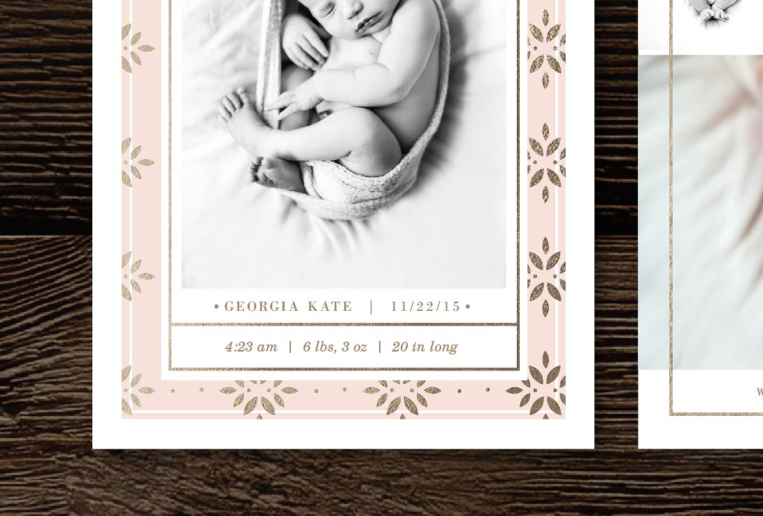 Baby Announcement Template