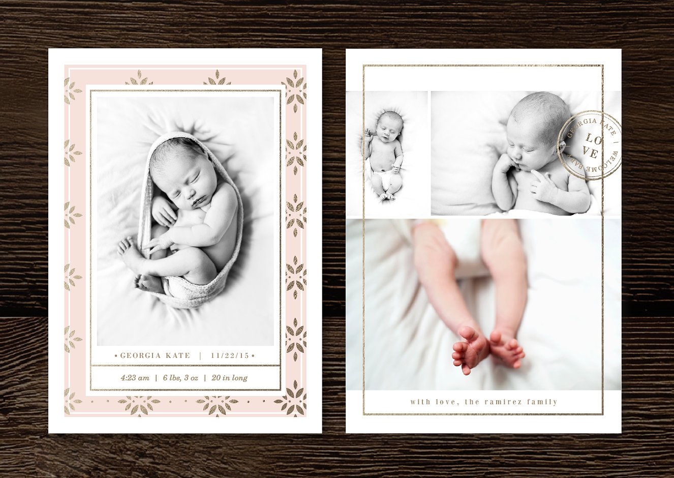 Baby Announcement Template