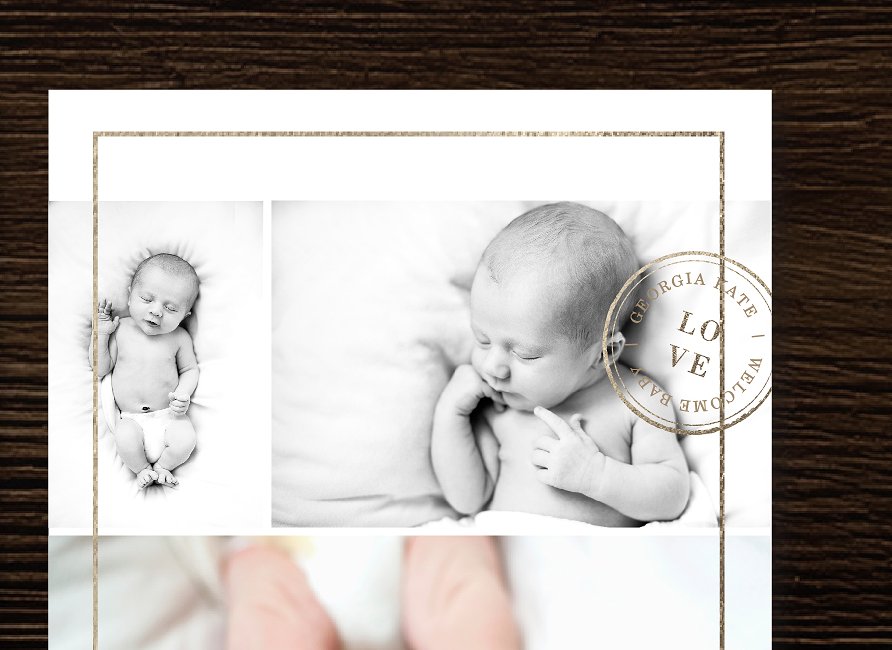 Baby Announcement Template