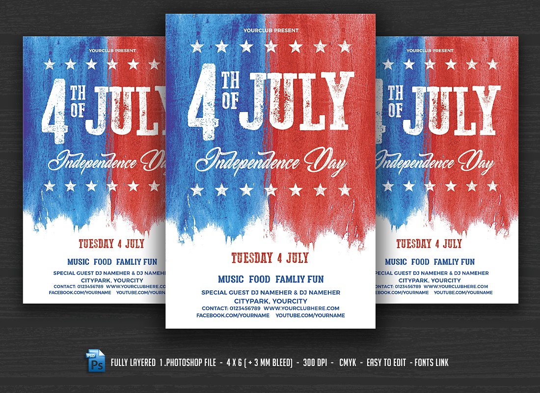 July 4th Flyers