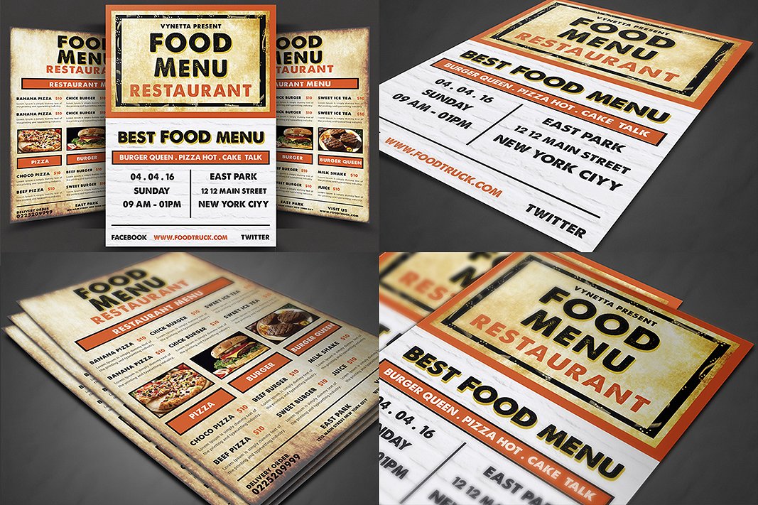 Restaurant Menu Bundle