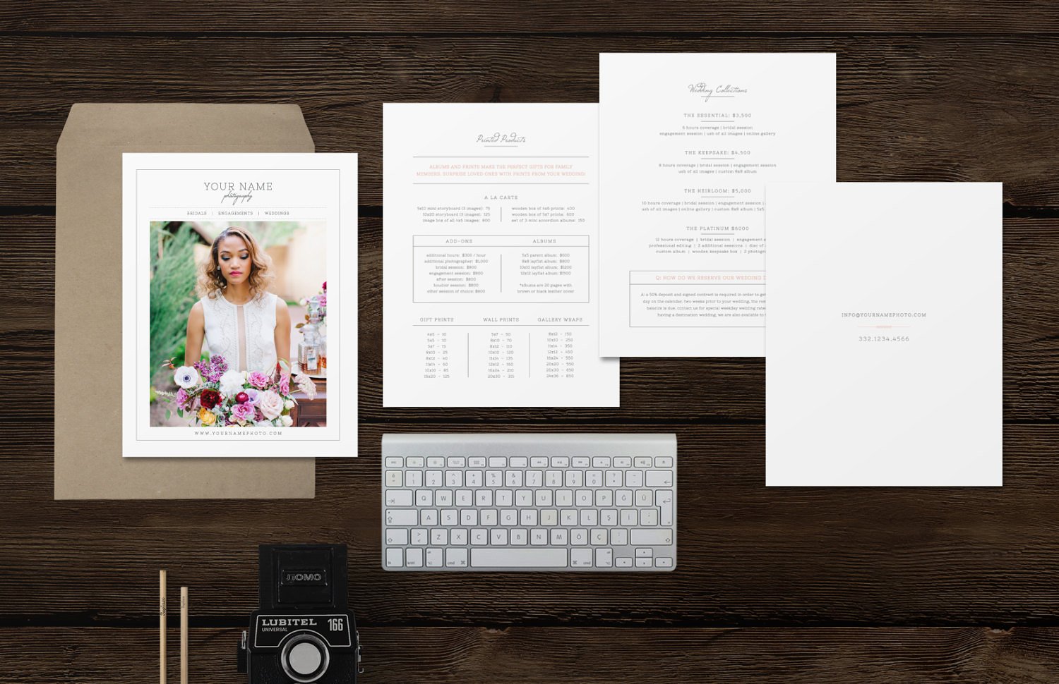 Photographer Pricing Templates